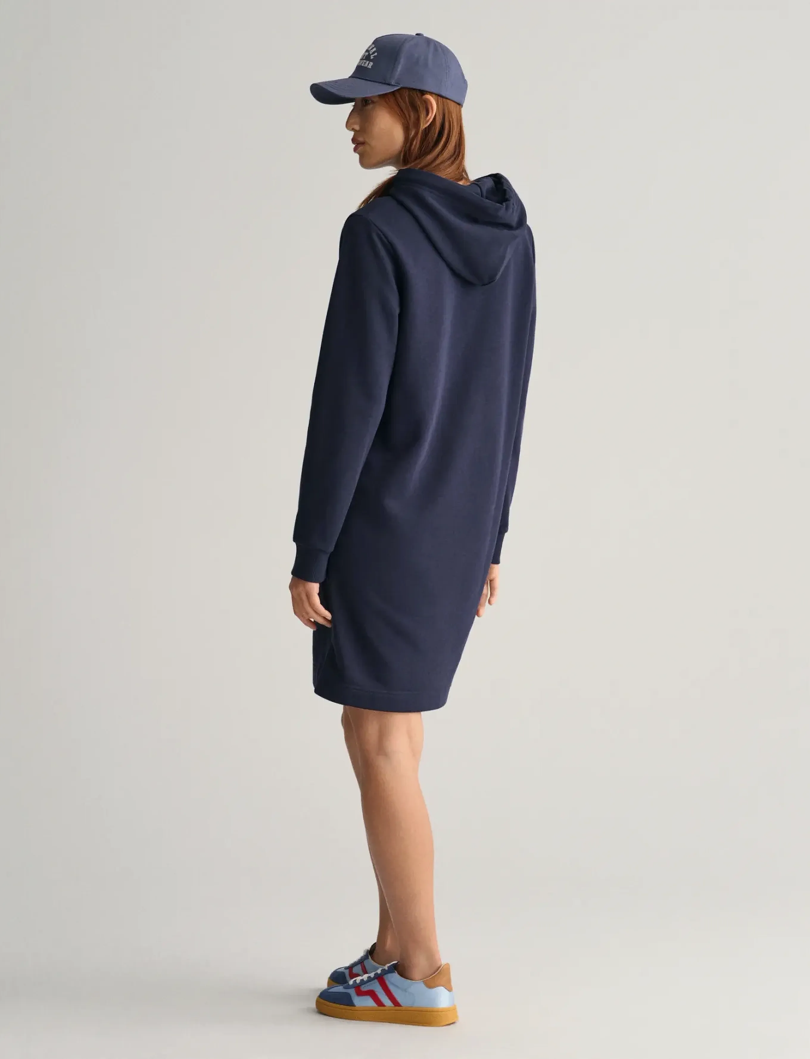 Gant - REG TONAL SHIELD DRESS - lyhyet mekot - evening blue - 3