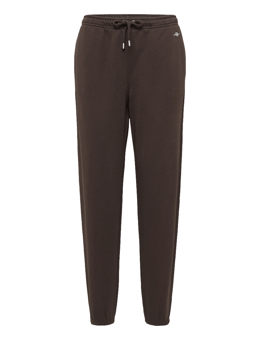 Gant - REG SHIELD SWEATPANTS - modetrends - deep brown - 1