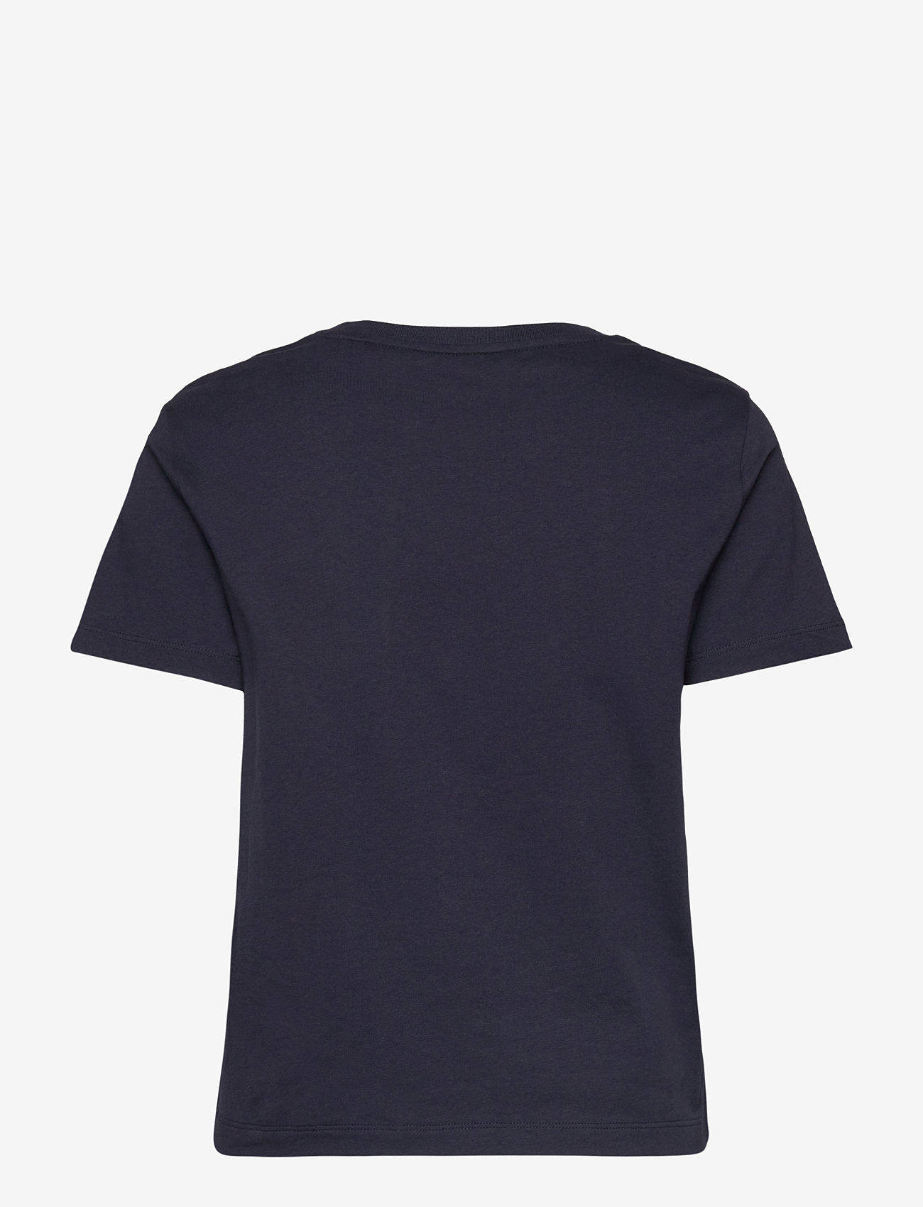 GANT - REG TONAL GRAPHIC SS T-SHIRT - t-shirts - evening blue - 1
