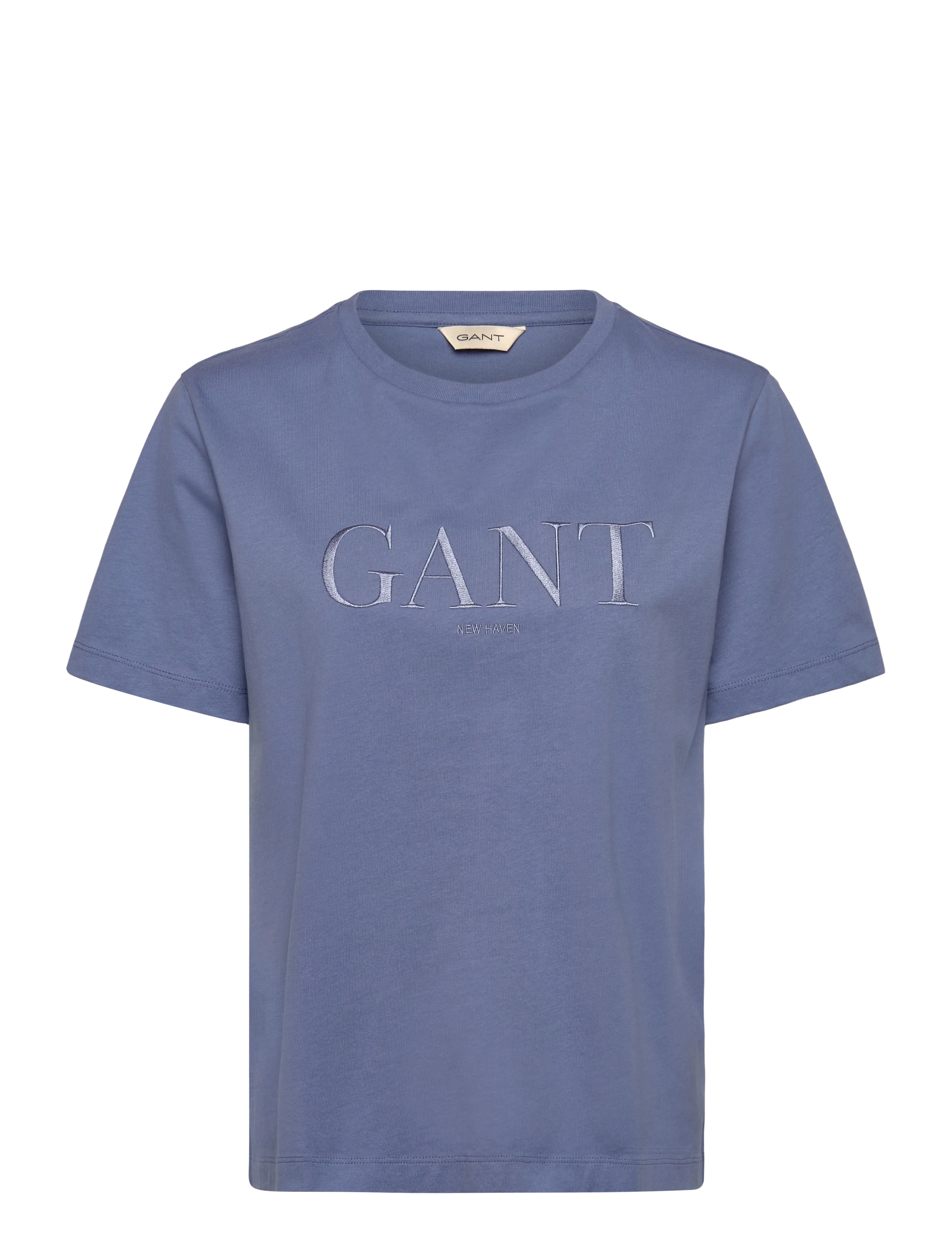 GANT REG TONAL GRAPHIC SS T-SHIRT - Kleidung - FADED DENIM / blue