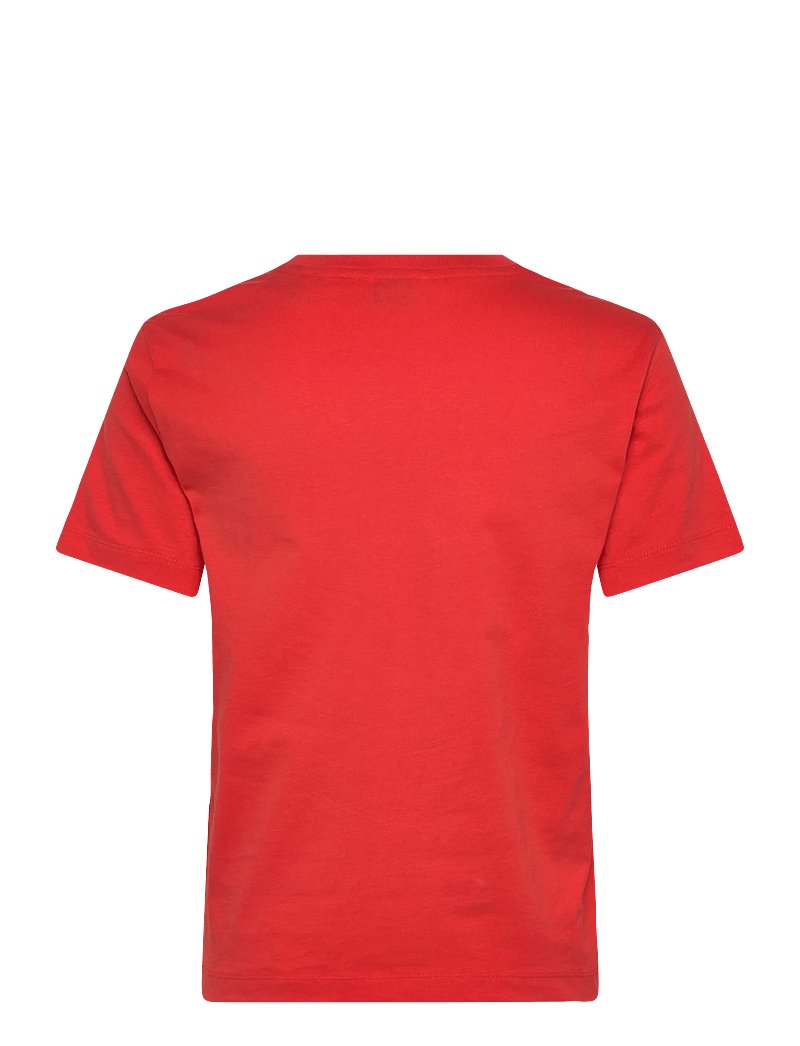 GANT - REG TONAL GRAPHIC SS T-SHIRT - t-särgid - perfect red - 1