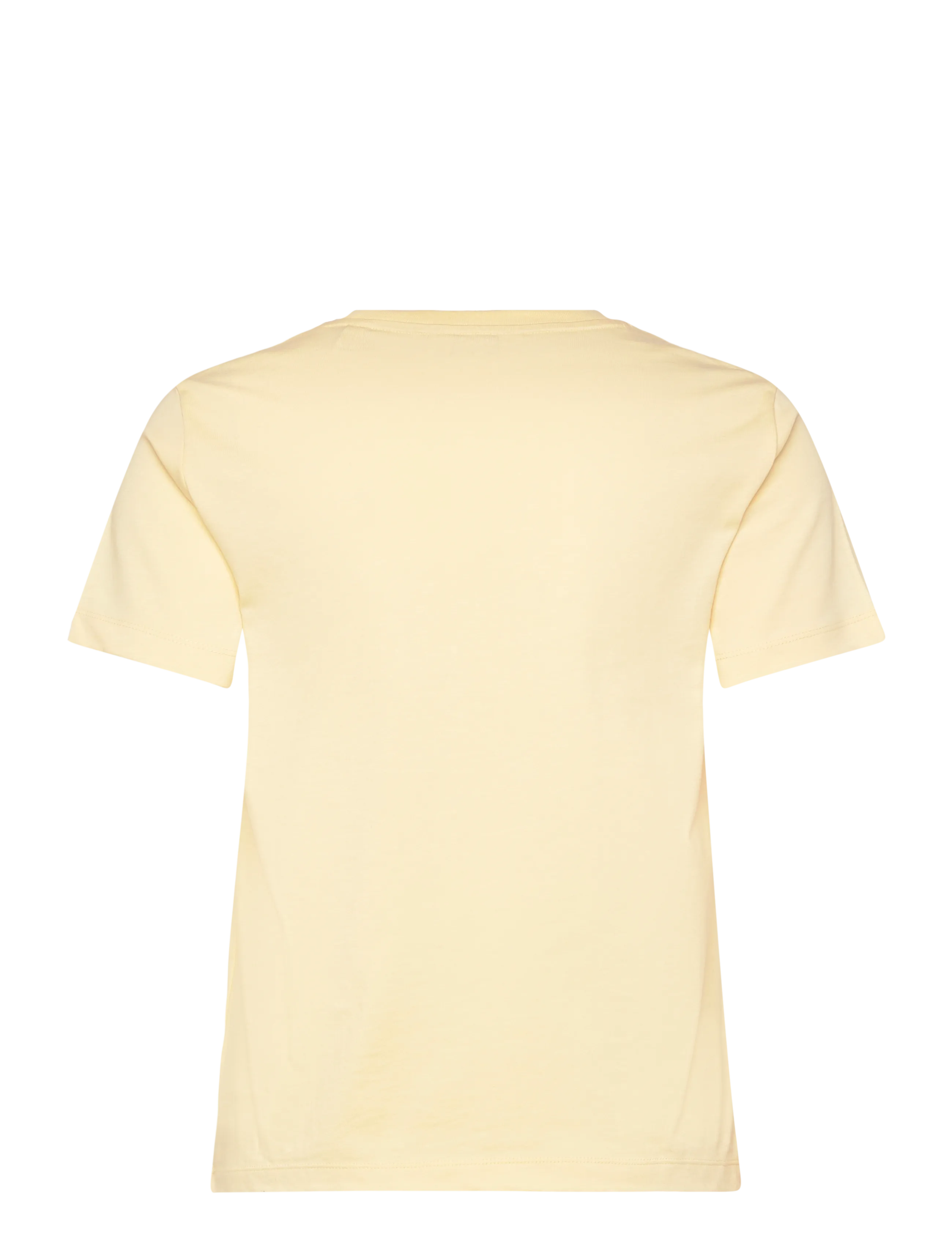 Gant - REG TONAL GRAPHIC SS T-SHIRT - t-shirts - vanilla yellow - 1