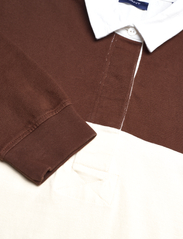 GANT - D1. STRIPE HEAVY RUGGER - pikéer - cocoa bean - 2