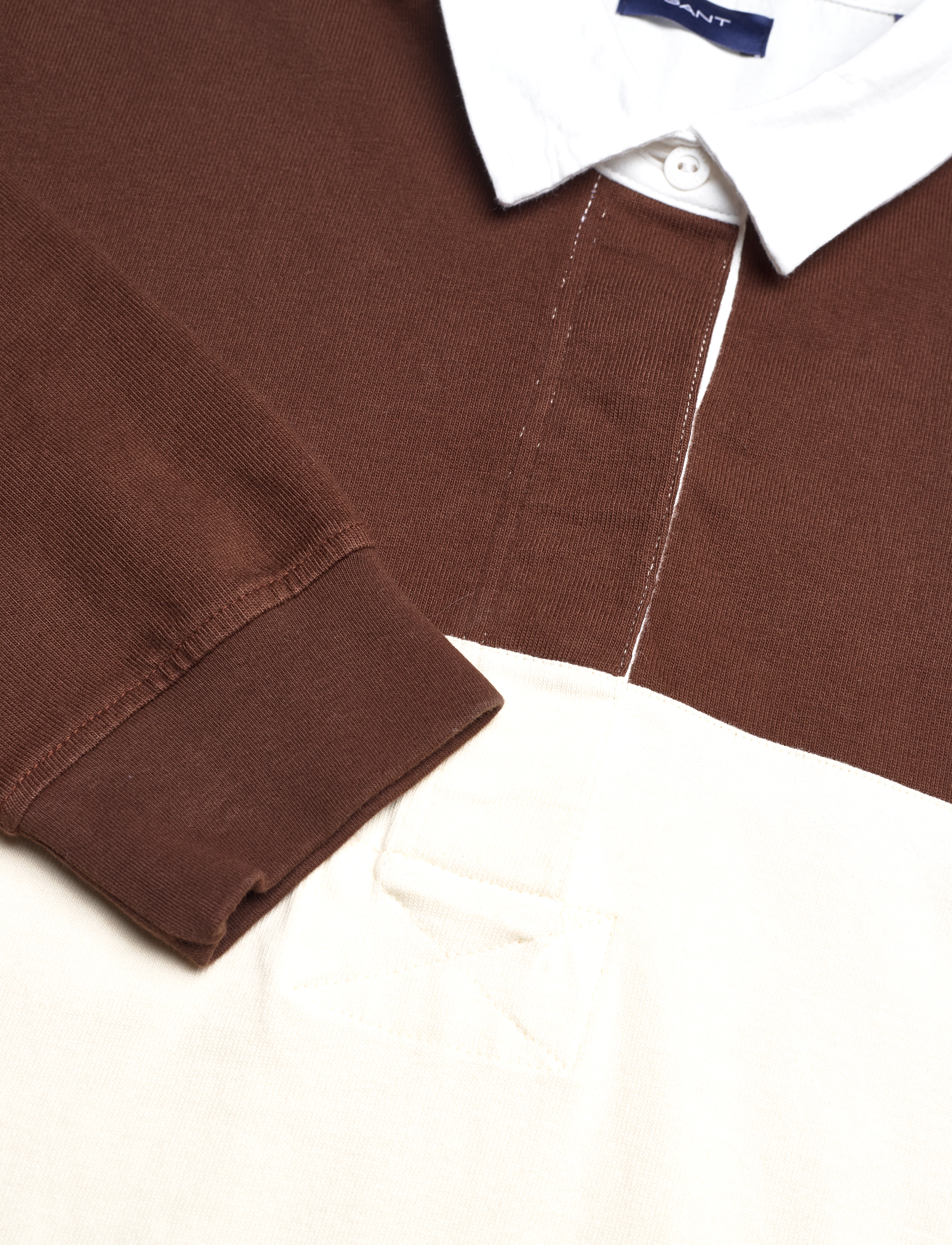 GANT - D1. STRIPE HEAVY RUGGER - cocoa bean - 2