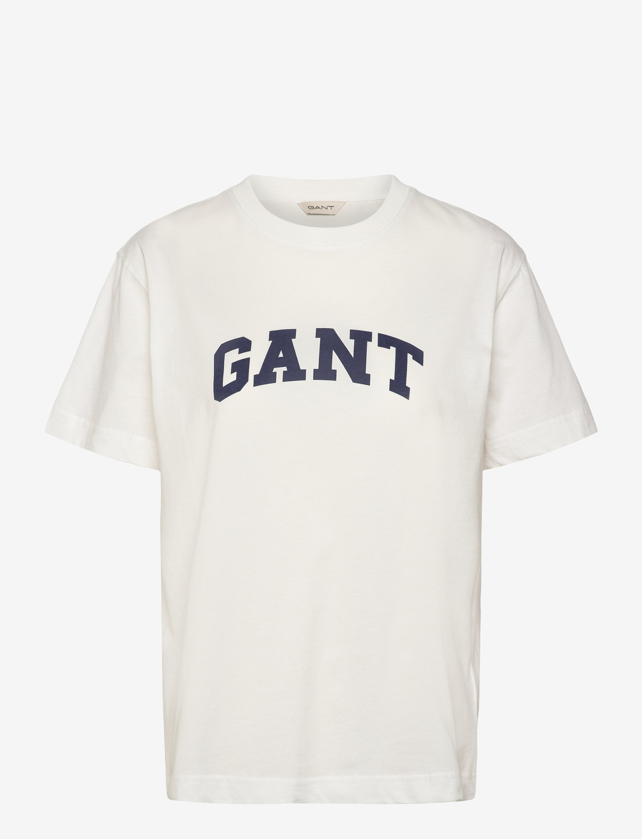 GANT - REL GRAPHIC SS T-SHIRT - eggshell - 0