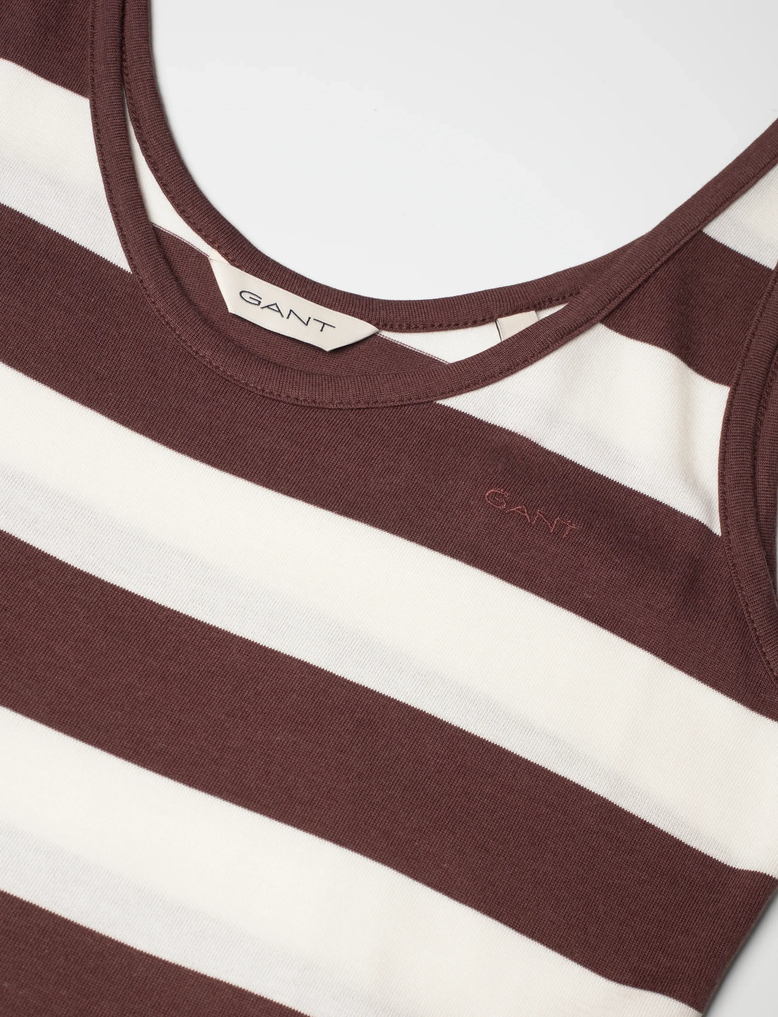 Gant - STRIPED FLUID MIDI JERSEY DRESS - midi kjoler - fresh soil - 2