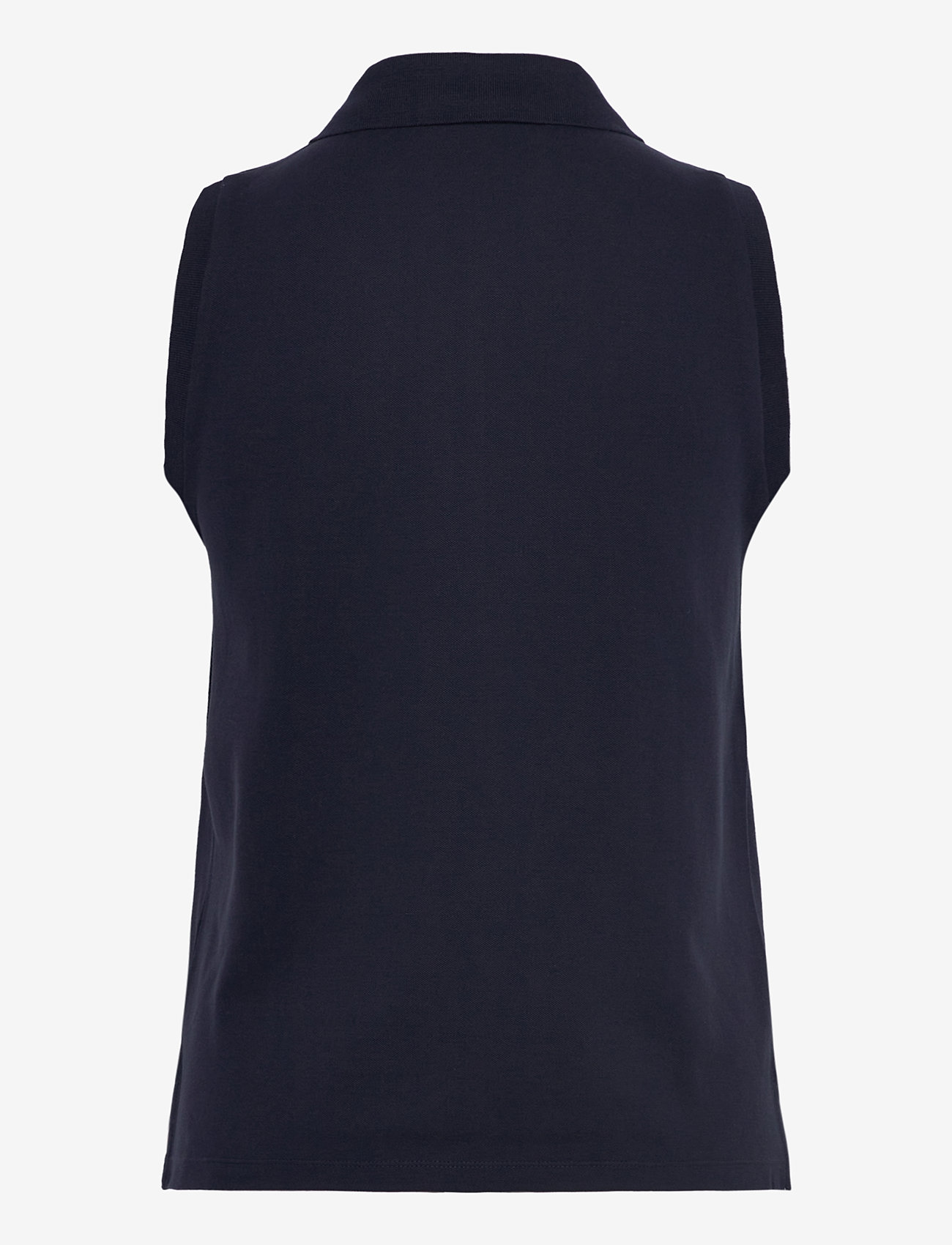 GANT - CONTRAST COLLAR SLEEVELESS PIQUE - Ärmellose tops - evening blue - 1