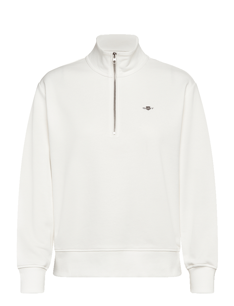 GANT - SHIELD HALF-ZIP - modetrender - eggshell - 1