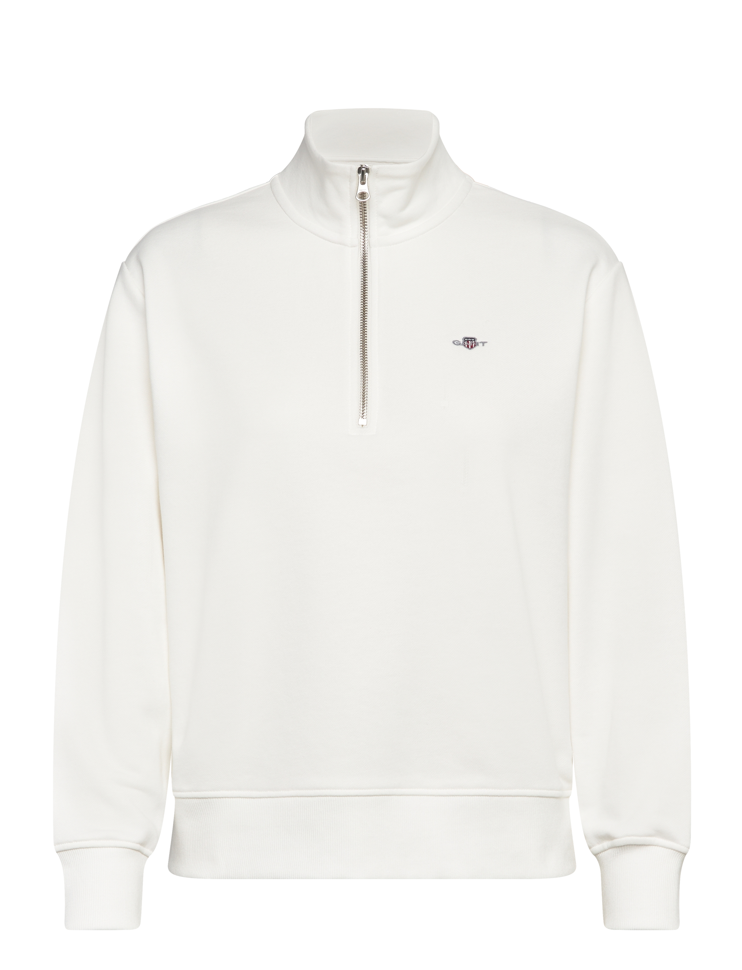 Gant SHIELD HALF-ZIP - Sweatshirts - EGGSHELL / white
