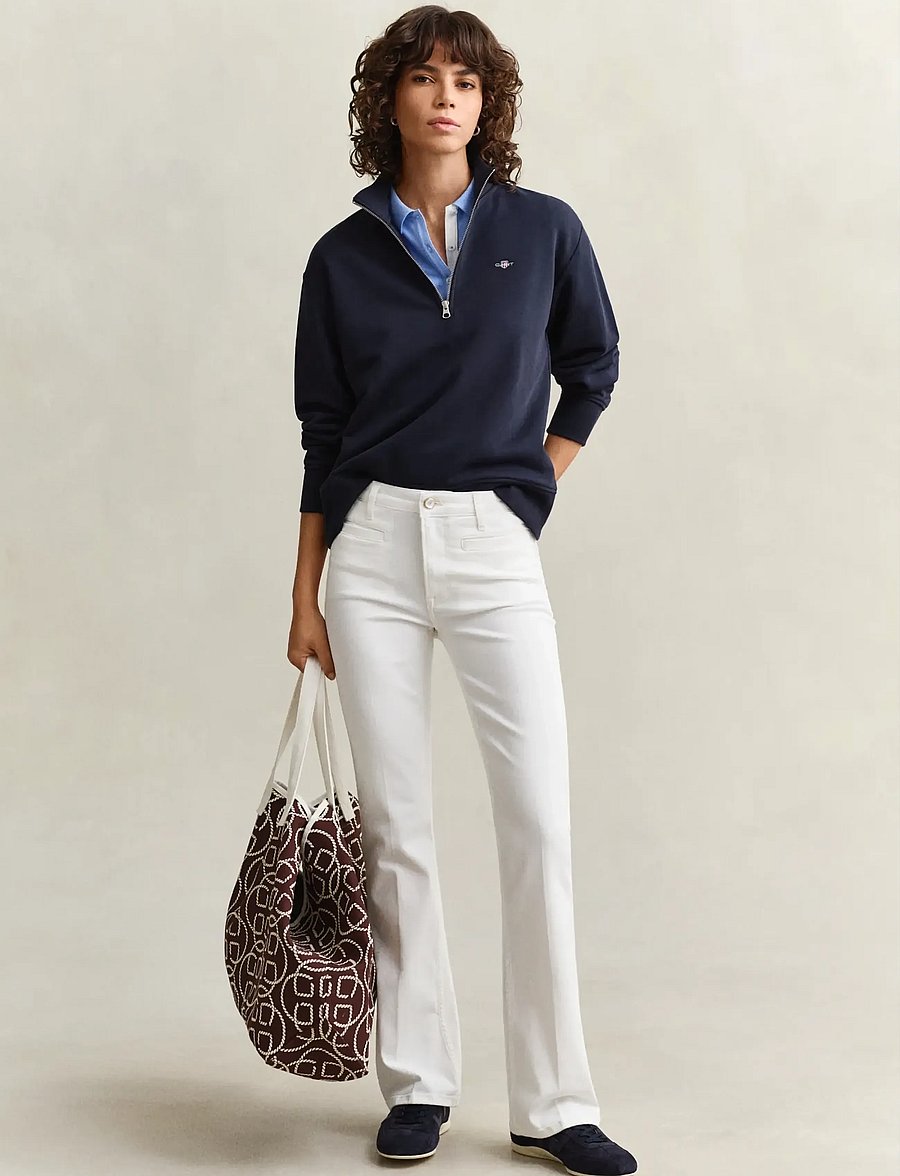 Gant - SHIELD HALF-ZIP - mode trends - evening blue - 5
