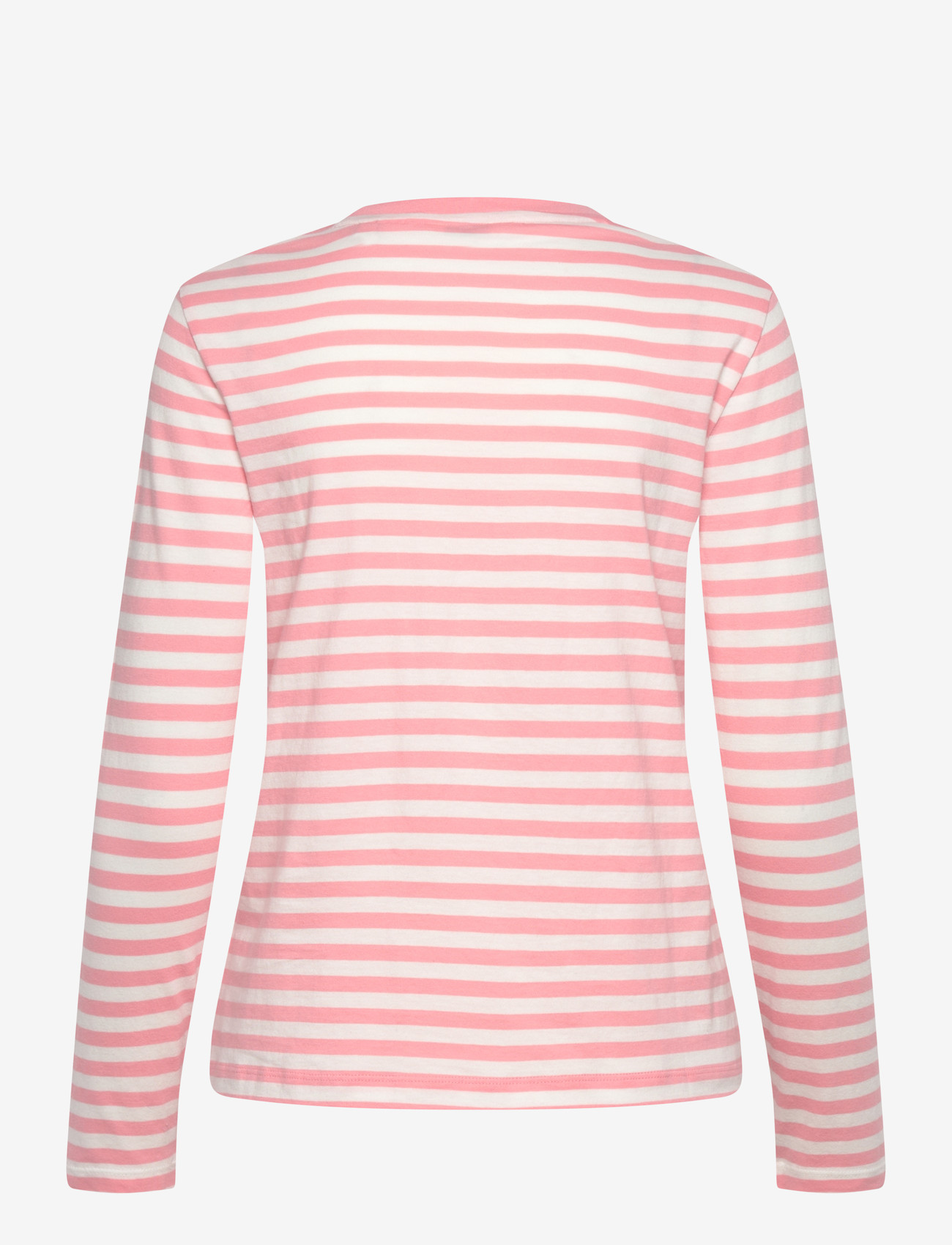 Gant - REG STRIPED SHIELD LS T-SHIRT - langerma toppar - lilly pink - 2