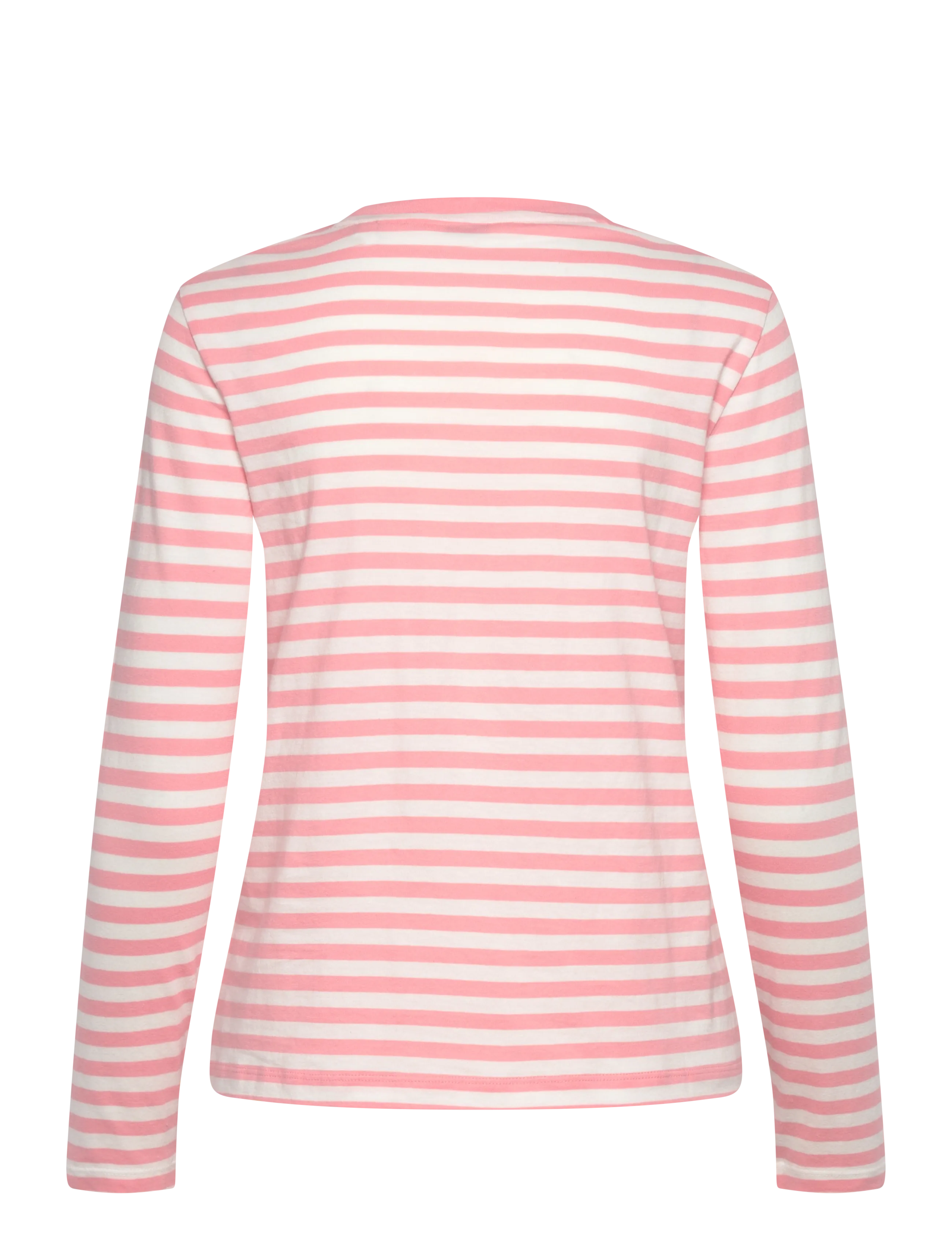 Gant - REG STRIPED SHIELD LS T-SHIRT - topi ar garām piedurknēm - lilly pink - 2