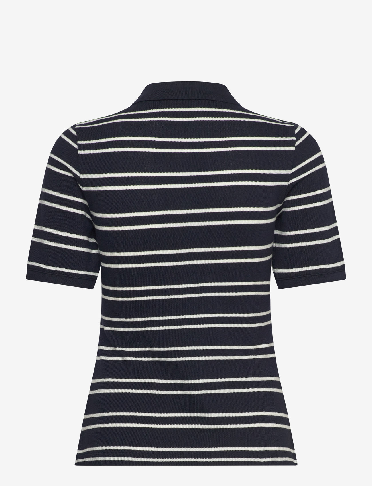 GANT - SLIM STRIPE SHIELD SS PIQUE POLO - poloer - evening blue - 1