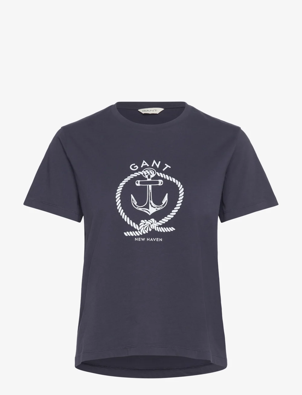 GANT - REG GRAPHIC SS T-SHIRT - t-shirts - evening blue - 0
