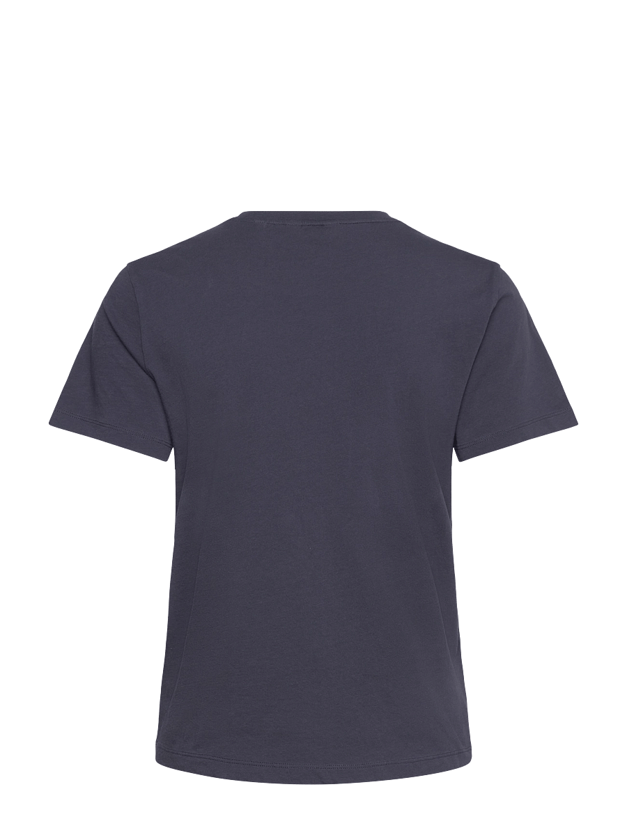 Gant - REG GRAPHIC SS T-SHIRT - t-shirts - evening blue - 1