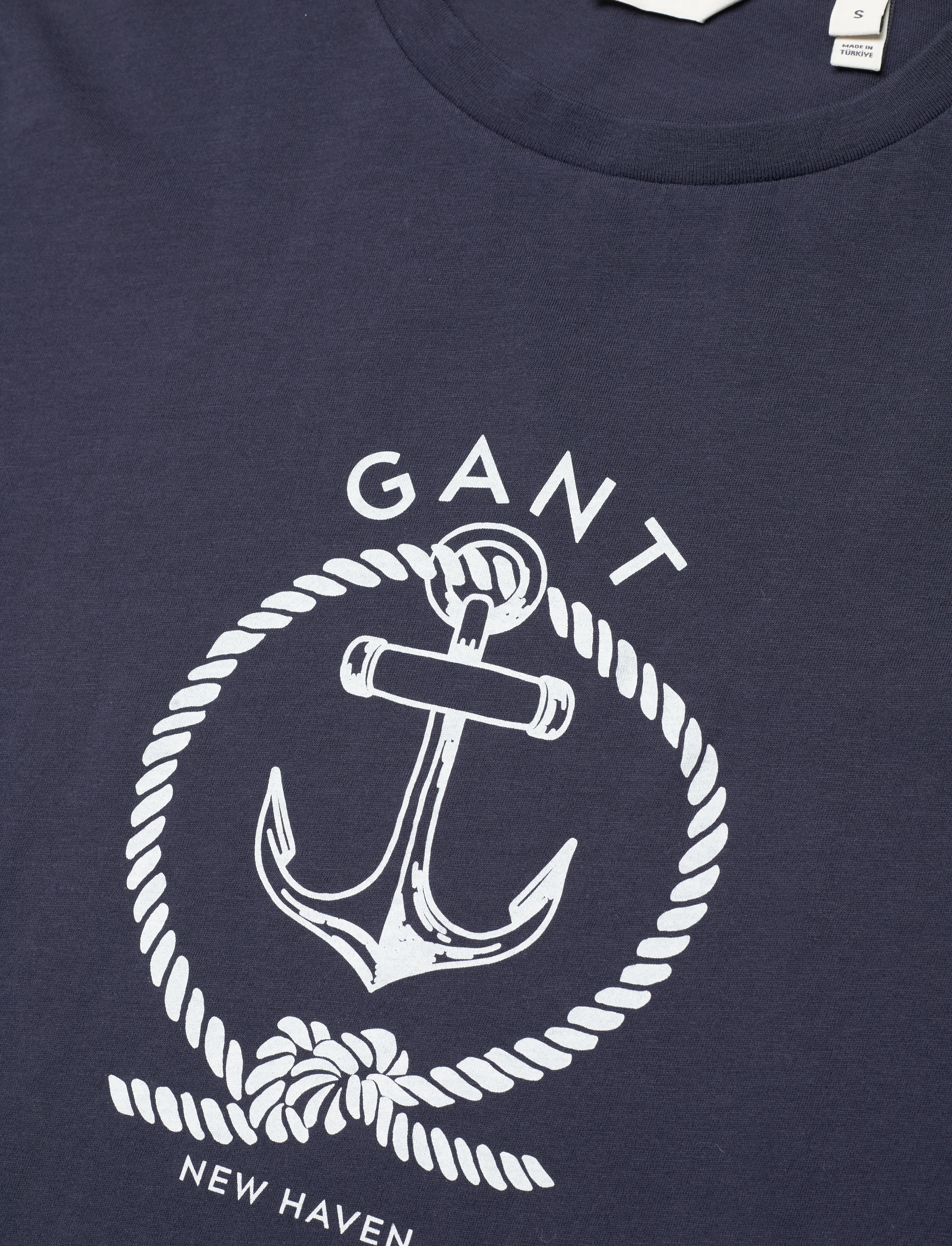 Gant - REG GRAPHIC SS T-SHIRT - t-shirts - evening blue - 2