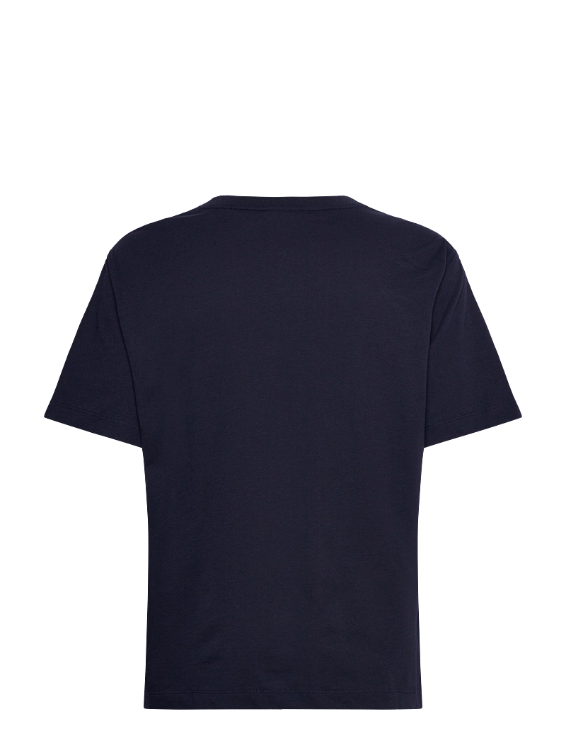 GANT - GRAPHIC SS T-SHIRT - t-shirts - evening blue - 1