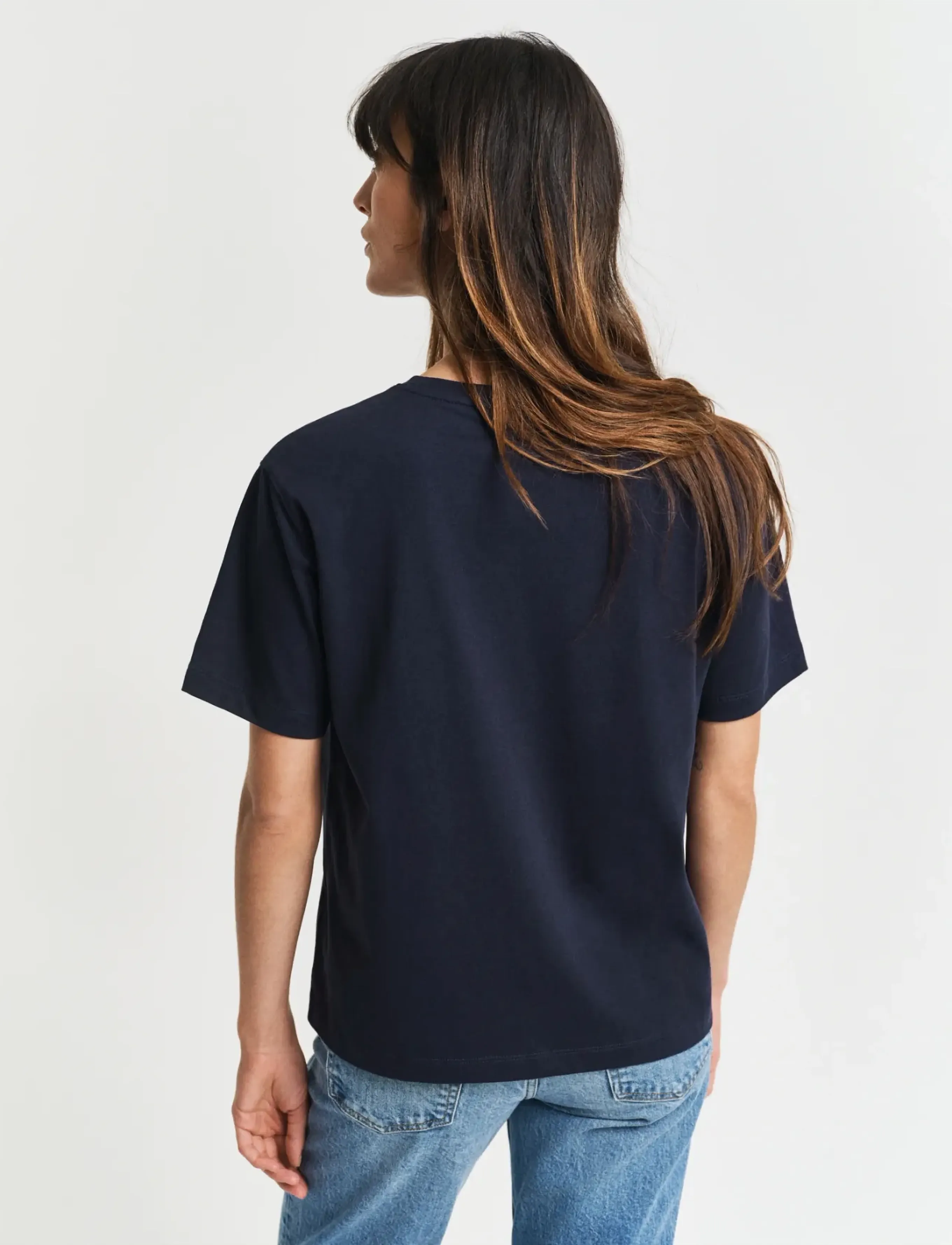 Gant - GRAPHIC SS T-SHIRT - t-shirts - evening blue - 3