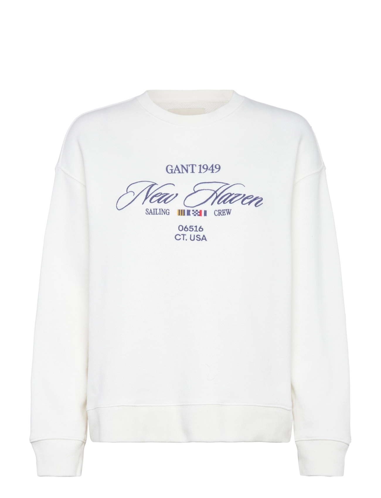Gant GRAPHIC C-NECK SWEAT - Kampagne - EGGSHELL / white