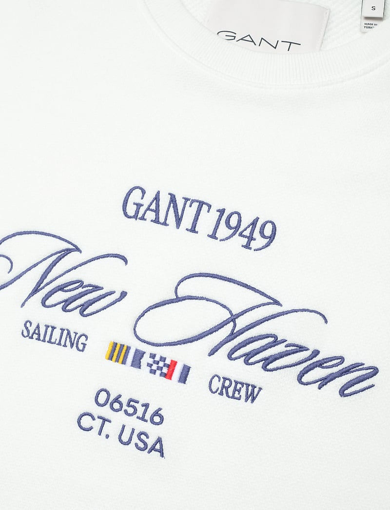 GANT - GRAPHIC C-NECK SWEAT - modetrends - eggshell - 2