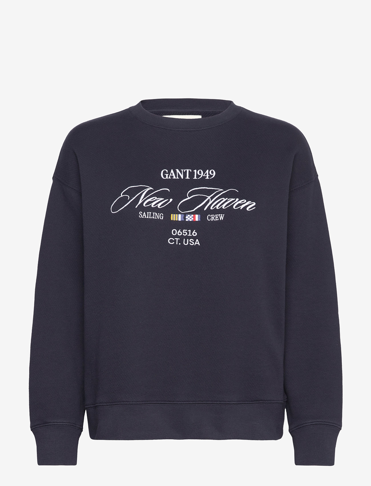 GANT - GRAPHIC C-NECK SWEAT - dressipluusid - evening blue - 1