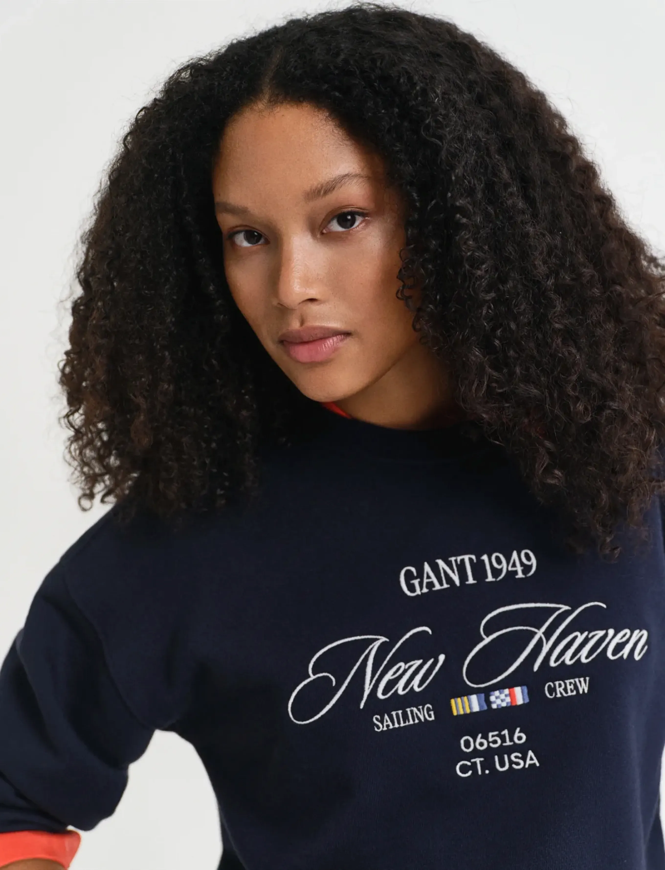 Gant - GRAPHIC C-NECK SWEAT - mode trends - evening blue - 4