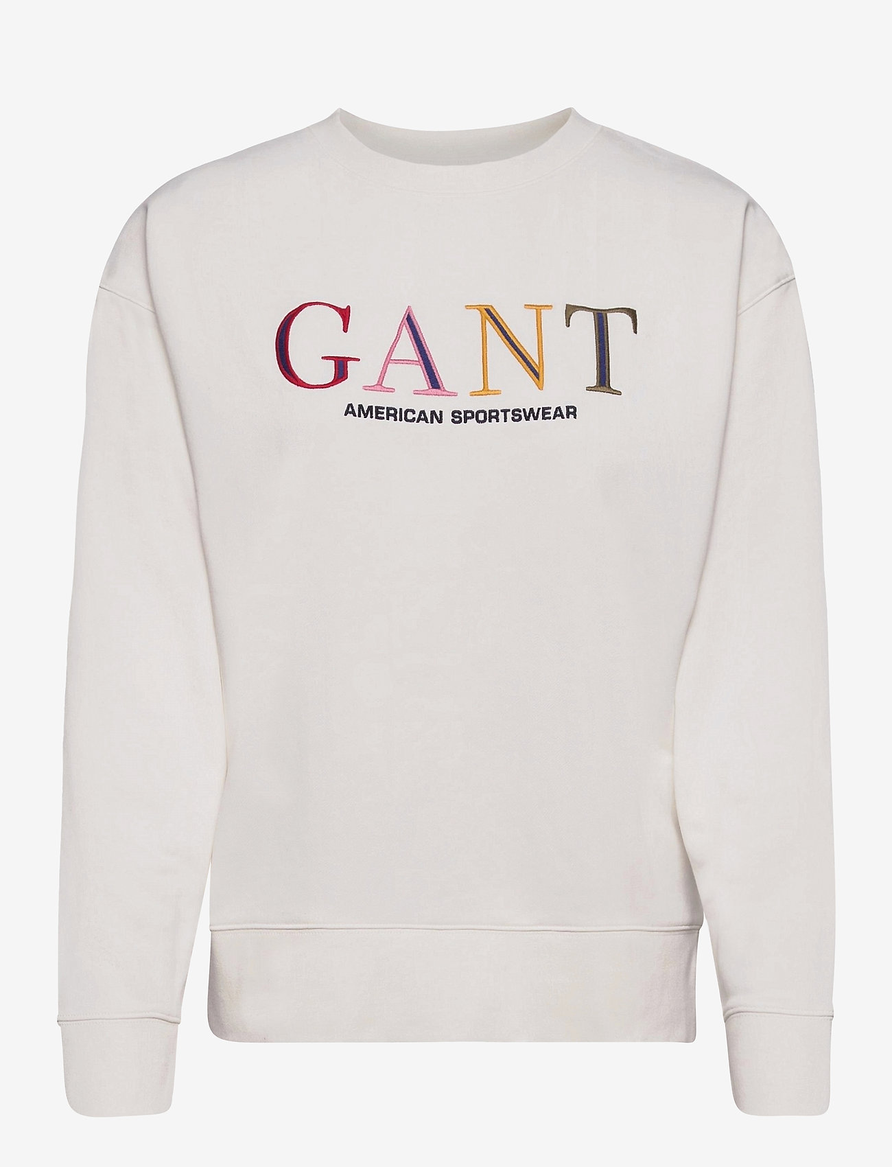 GANT - D1. COLOR GRAPHIC C-NECK SWEAT - eggshell - 0