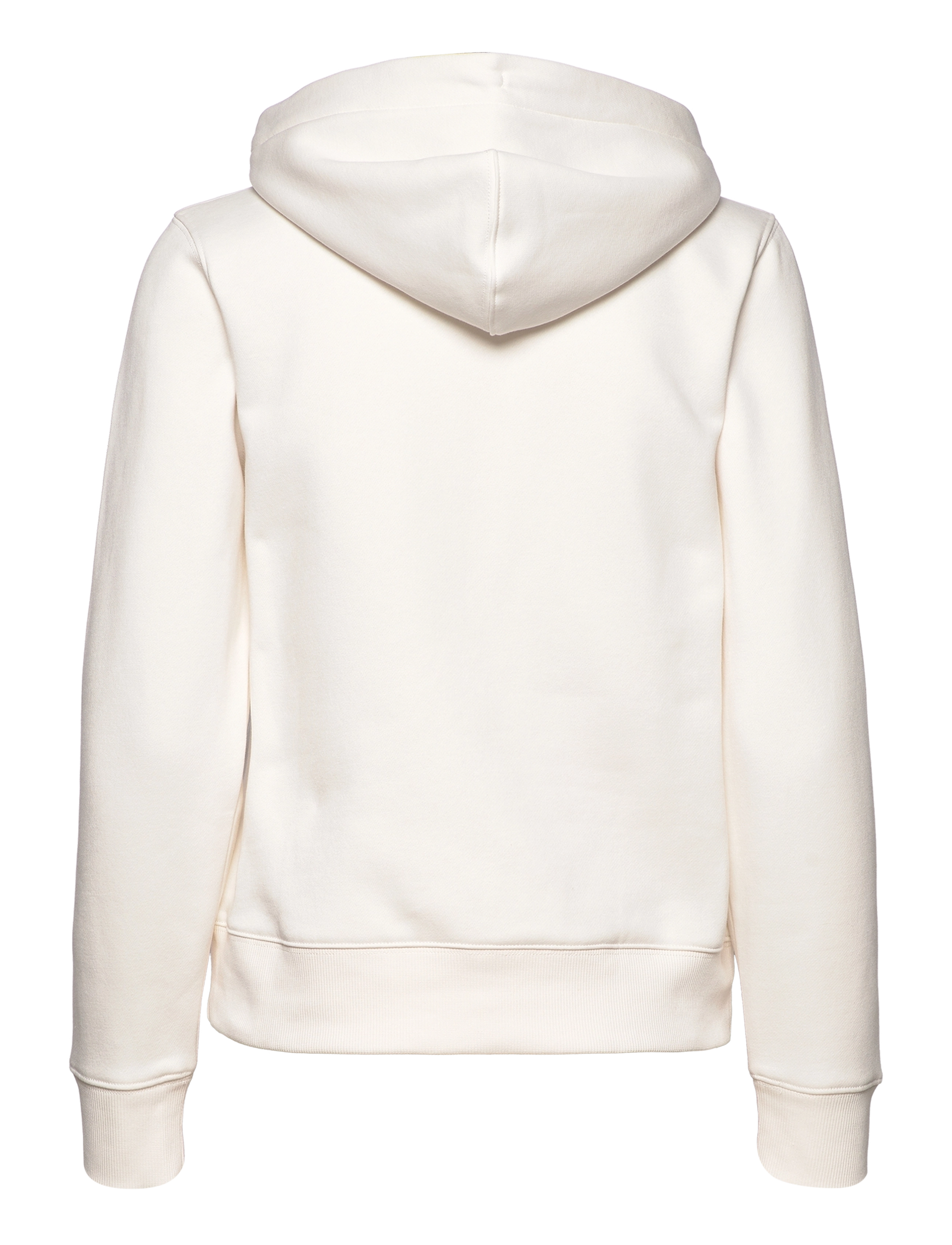 GANT - D2. GANT LOGO ZIP HOODIE - eggshell - 1