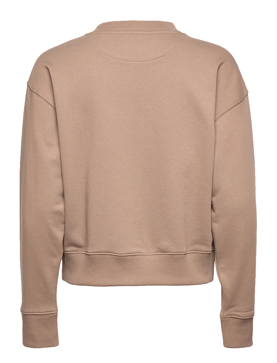 GANT - D2. ICON G ESSENTIAL C-NECK SWEAT - warm taupe - 1