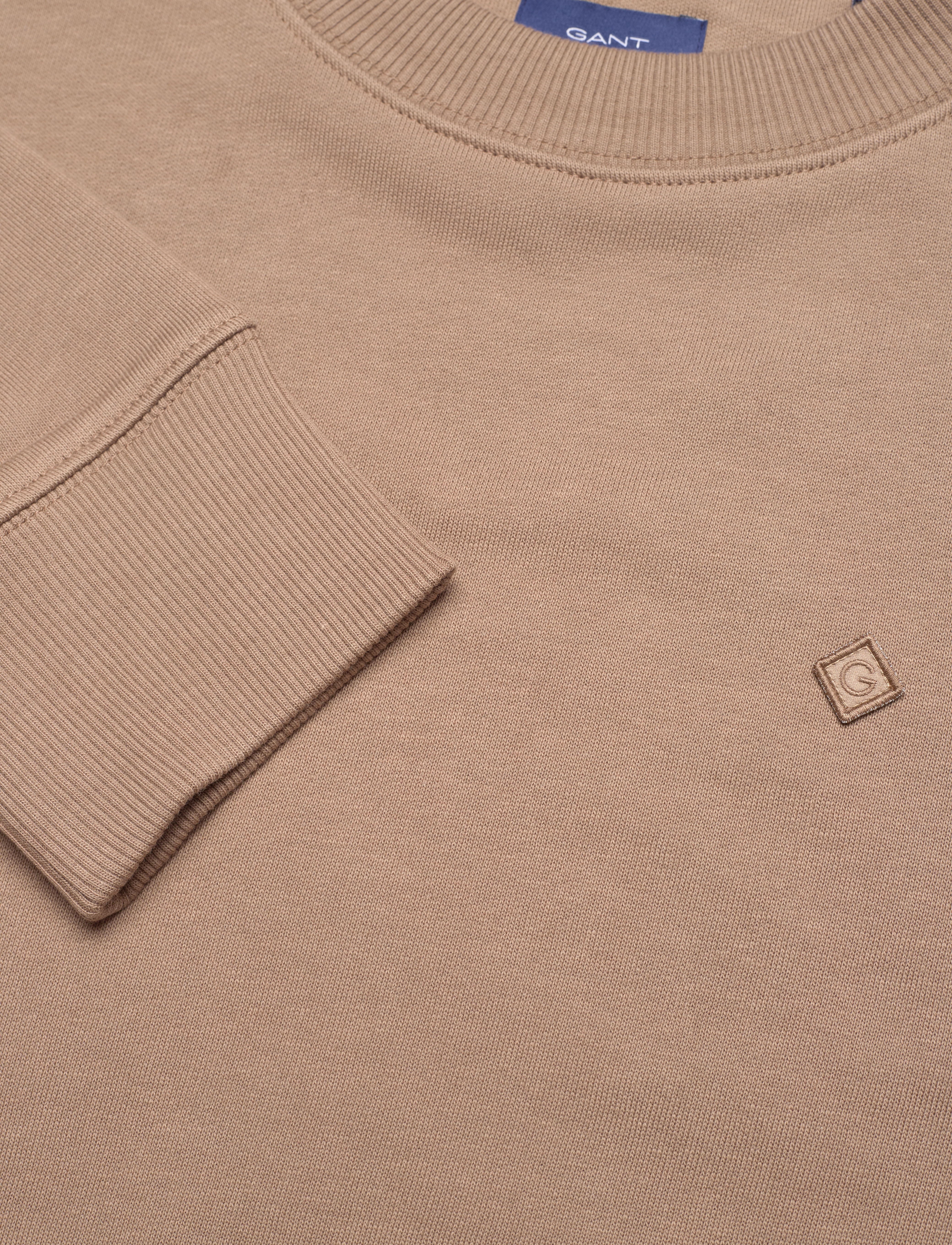 GANT - D2. ICON G ESSENTIAL C-NECK SWEAT - warm taupe - 3