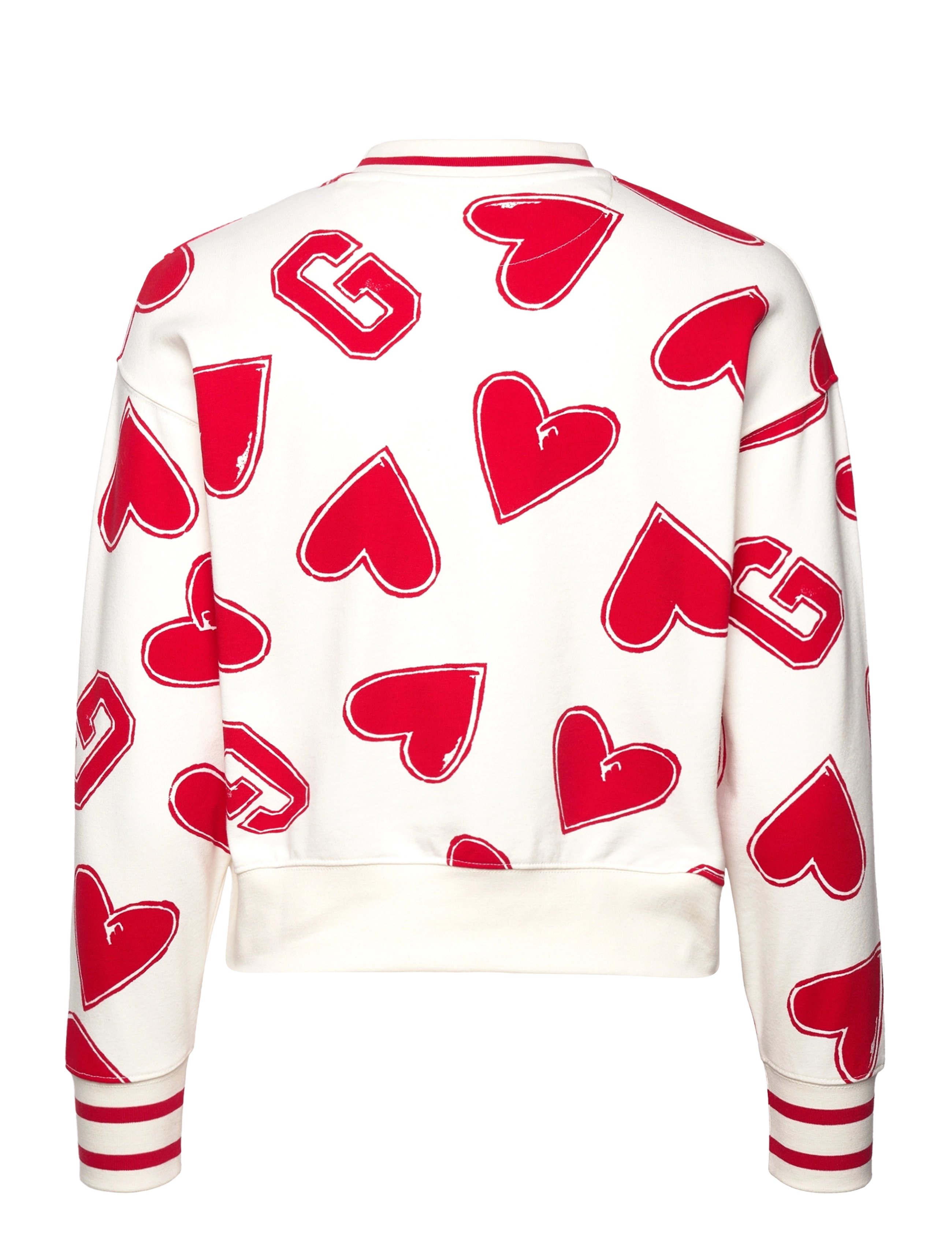GANT - CV. COLLEGIATE HEART C-NECK SWEAT - eggshell - 1