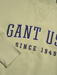 GANT - D1. GANT USA C-NECK - bluzy bez kaptura - eucalyptus green - 2