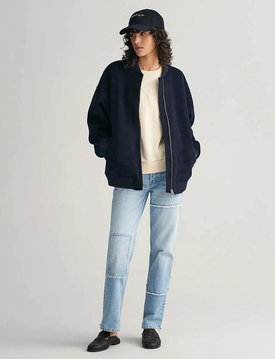 Gant - REG TONAL SHIELD C-NECK SWEAT - mode trends - linen - 5