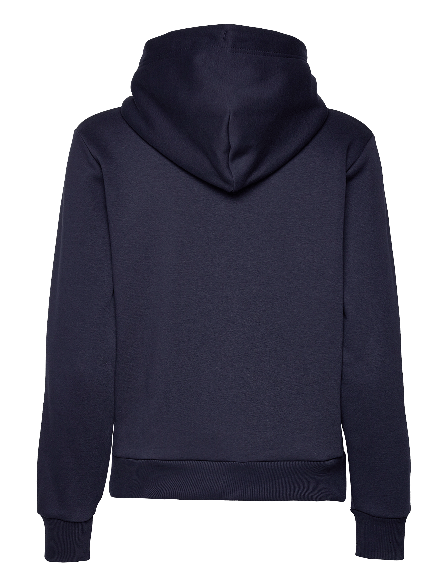 Gant - REG TONAL SHIELD ZIP HOODIE - kapuzenpullover - evening blue - 2