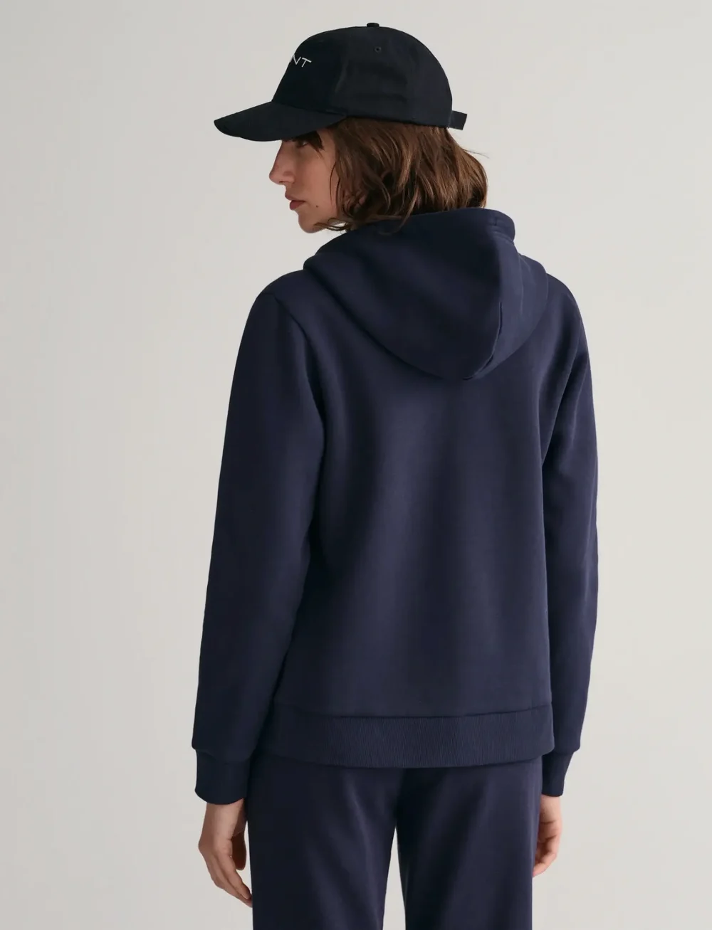 GANT - REG TONAL SHIELD ZIP HOODIE - hættetrøjer - evening blue - 3