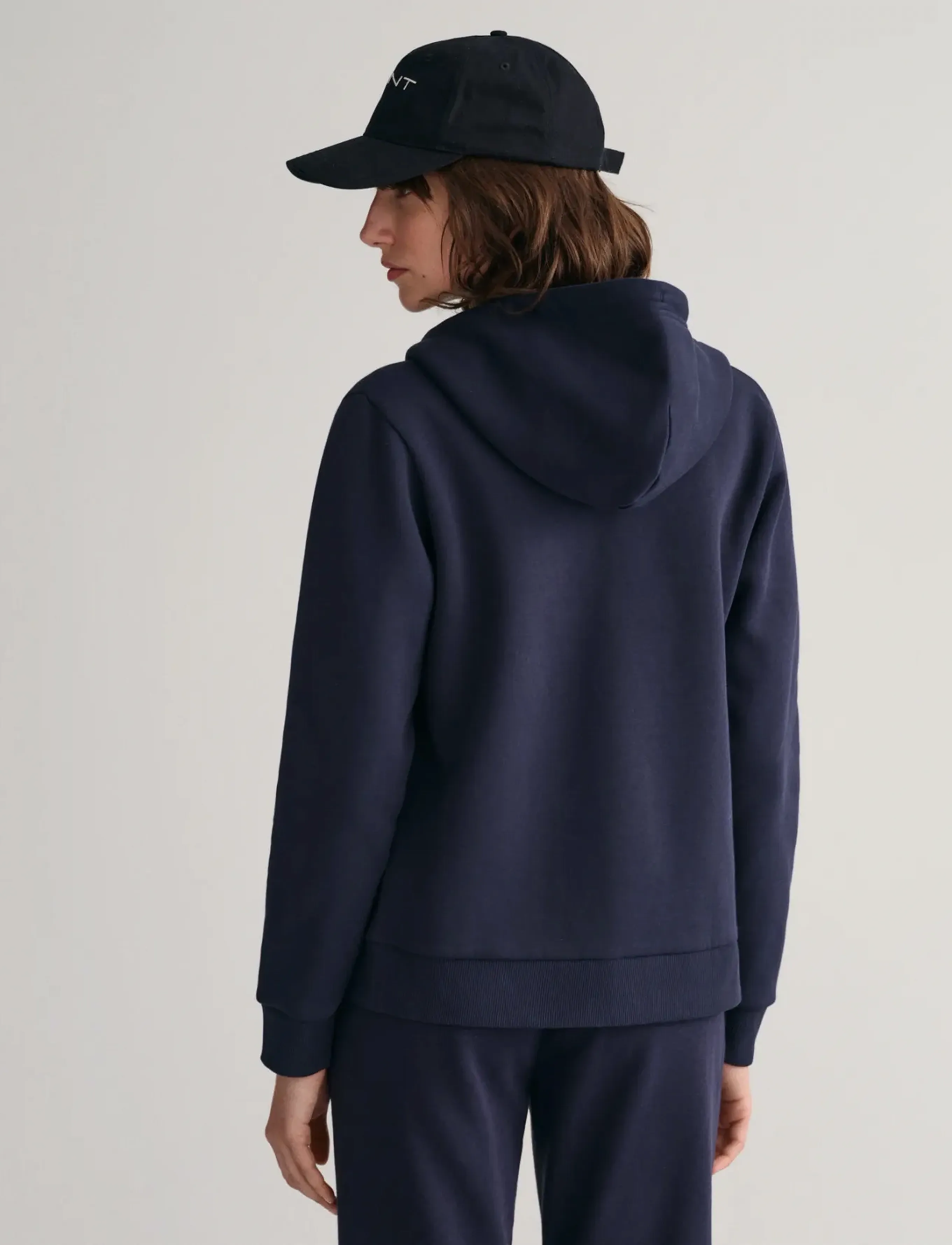 Gant - REG TONAL SHIELD ZIP HOODIE - kapuzenpullover - evening blue - 3