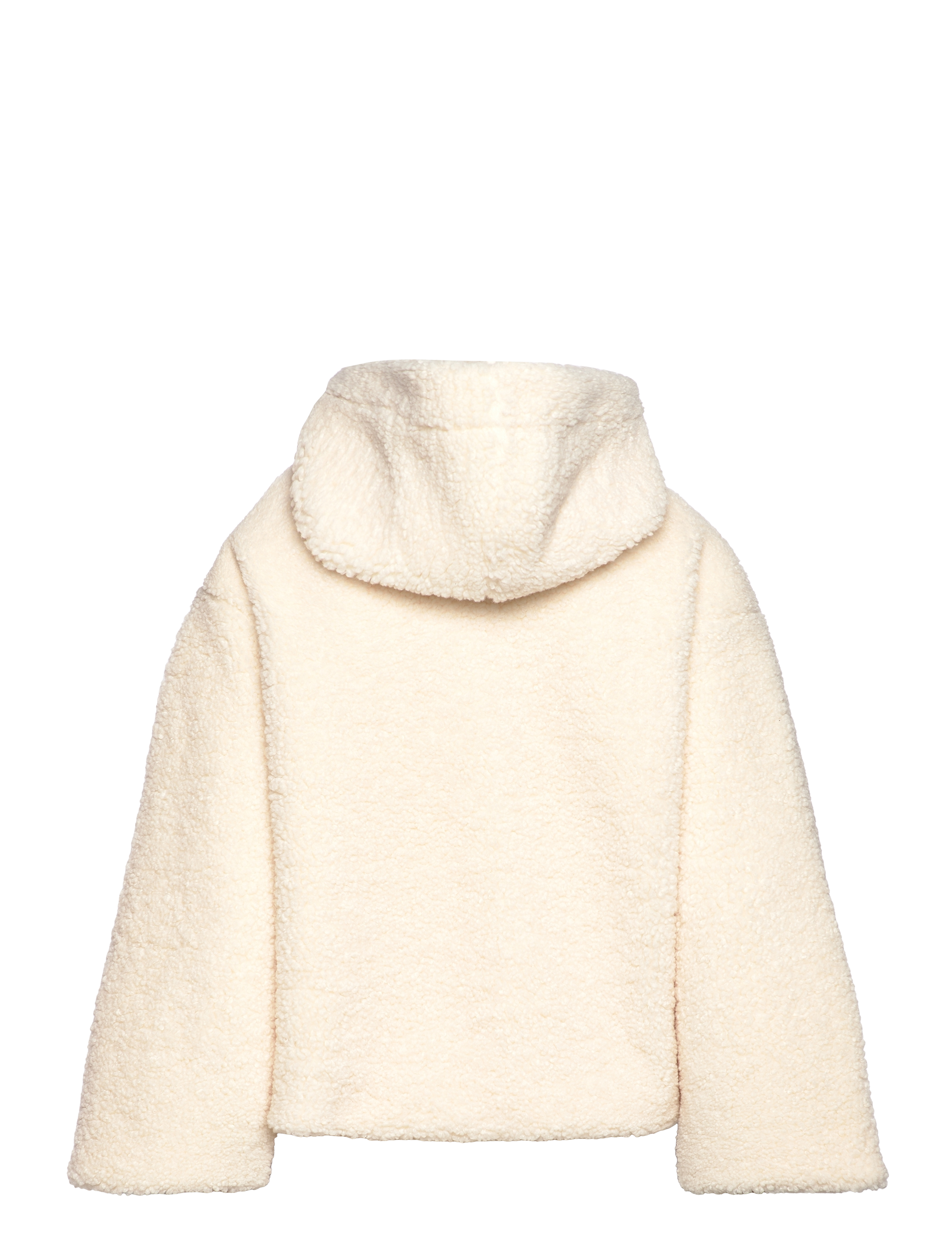 GANT - REL PILE FLEECE HOODIE - cream - 1