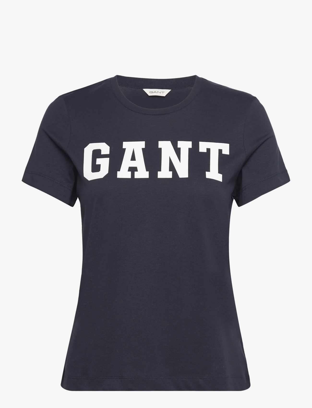 GANT - REG GRAPHIC SS T-SHIRT - t-skjorter - evening blue - 0