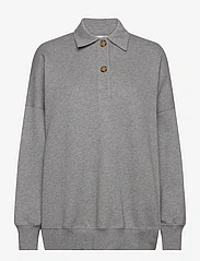 GANT - OVERSIZED RUGGER SWEAT - sportiska stila džemperi un džemperi ar kapuci - grey melange - 0