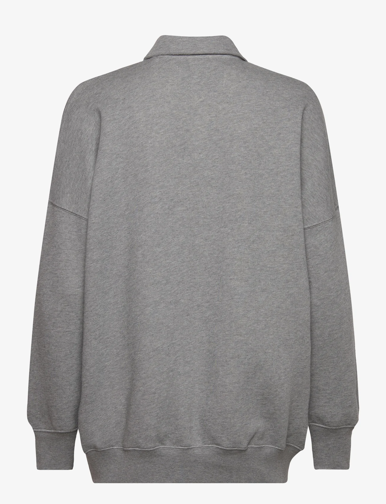 GANT - OVERSIZED RUGGER SWEAT - sportiska stila džemperi un džemperi ar kapuci - grey melange - 1