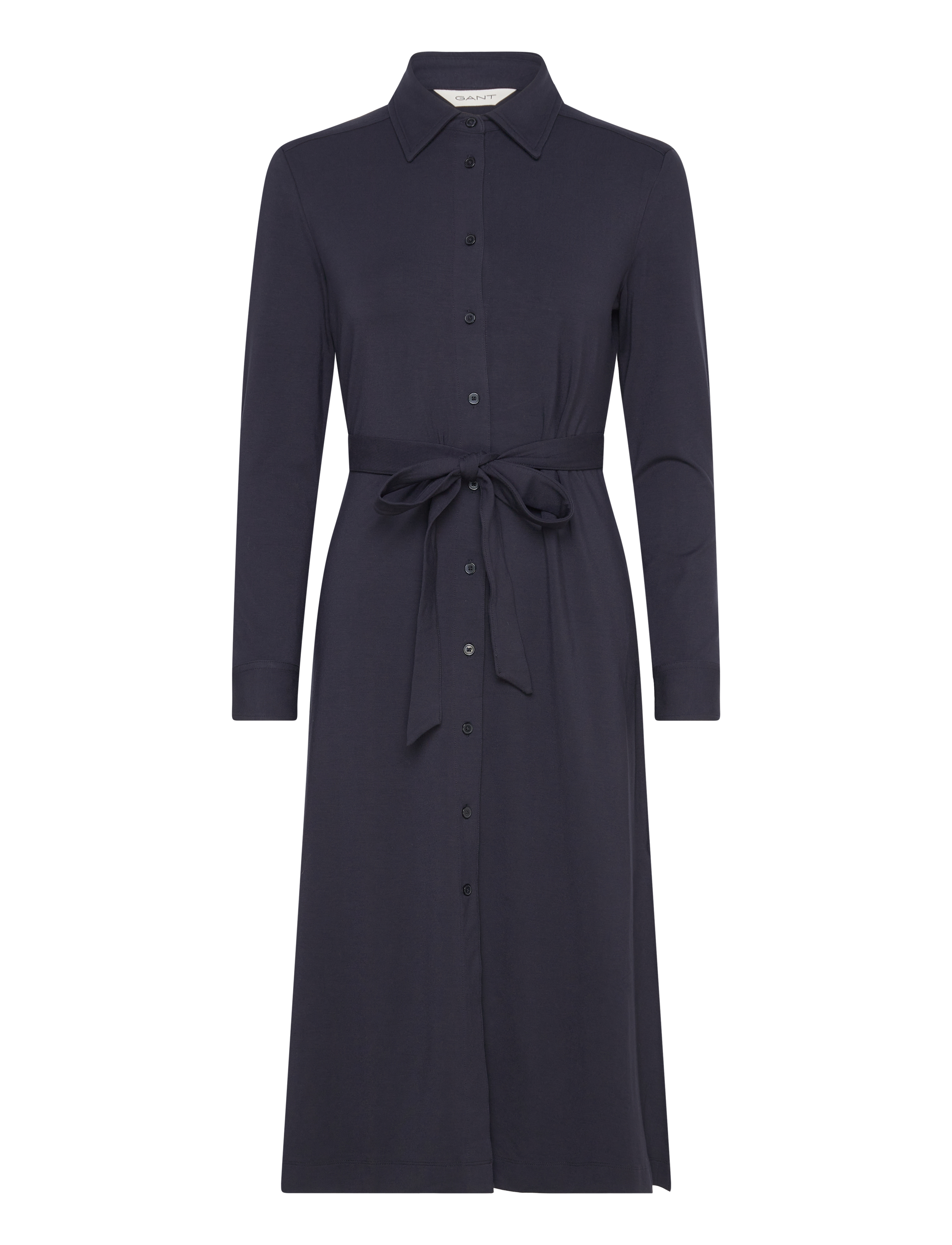 GANT SLIM JERSEY SHIRT DRESS - Kjoler - EVENING BLUE / blue