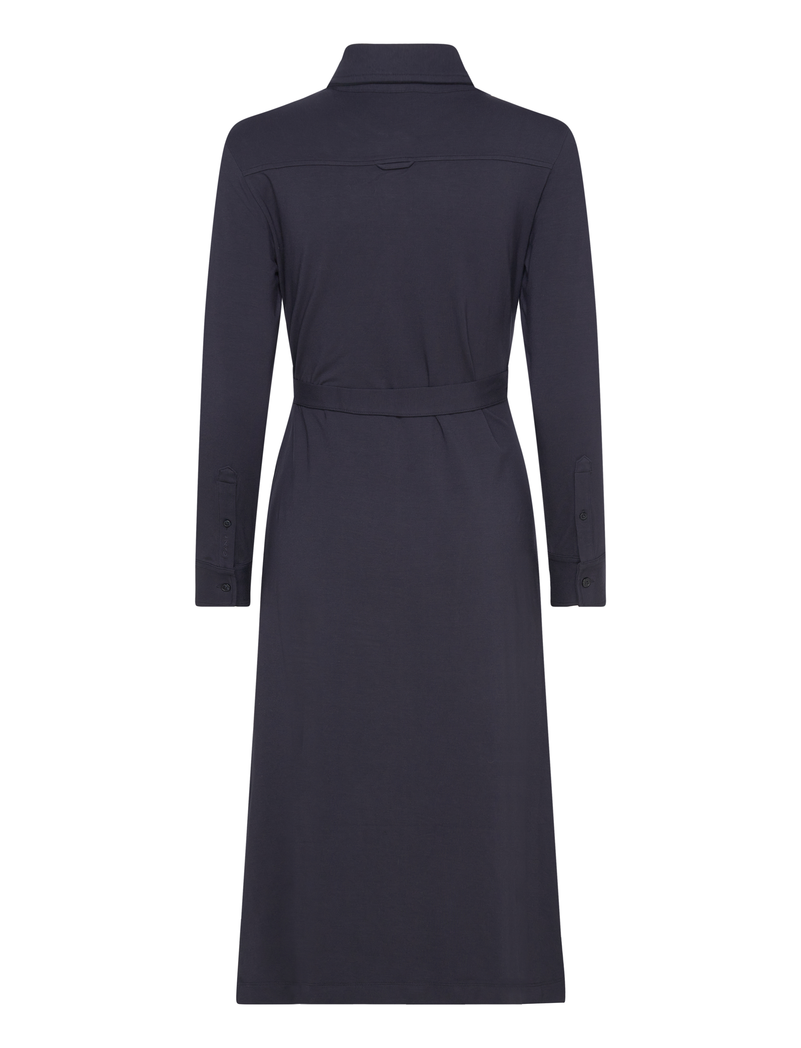 Gant - SLIM JERSEY SHIRT DRESS - robes chemises - evening blue - 2