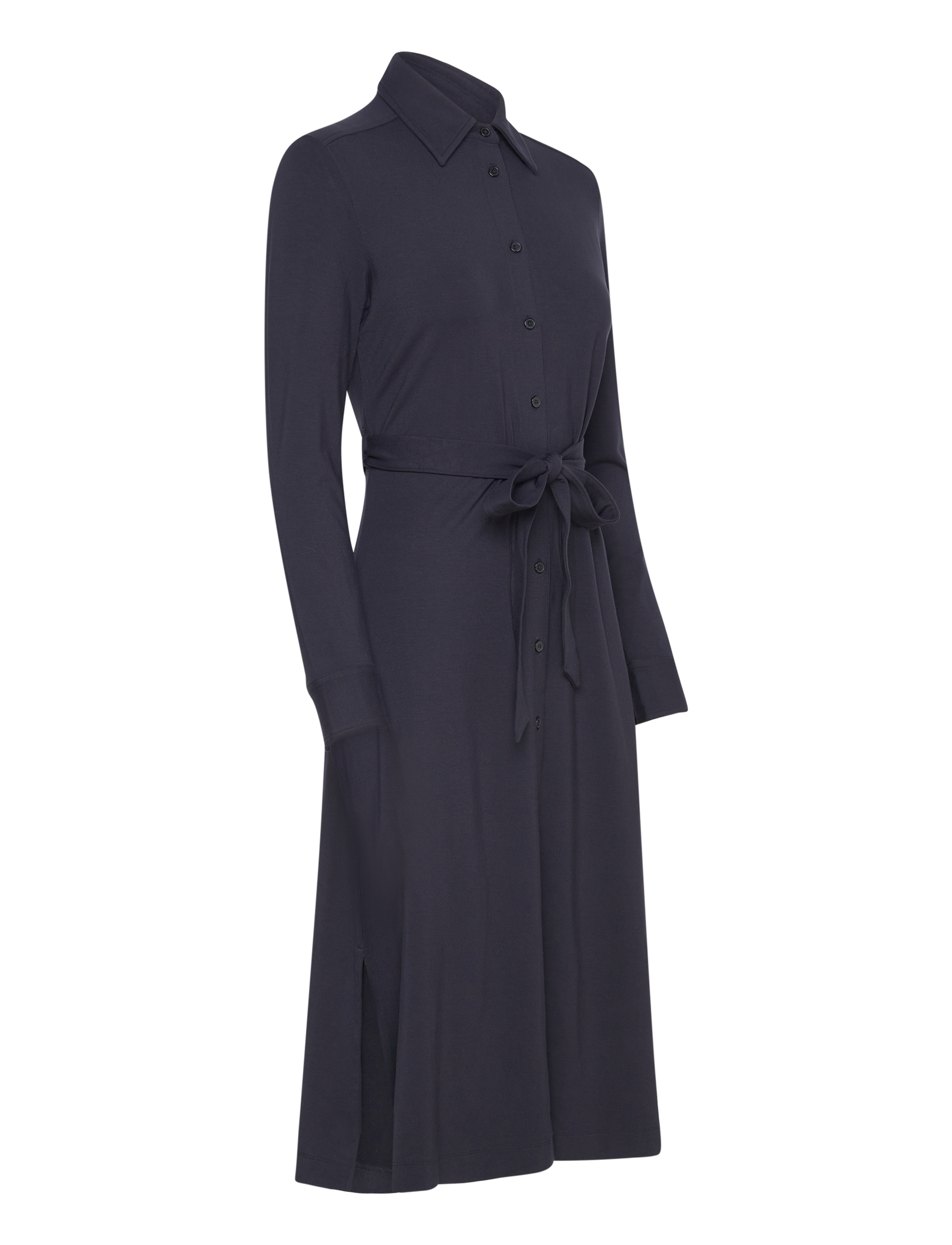 Gant - SLIM JERSEY SHIRT DRESS - robes chemises - evening blue - 3