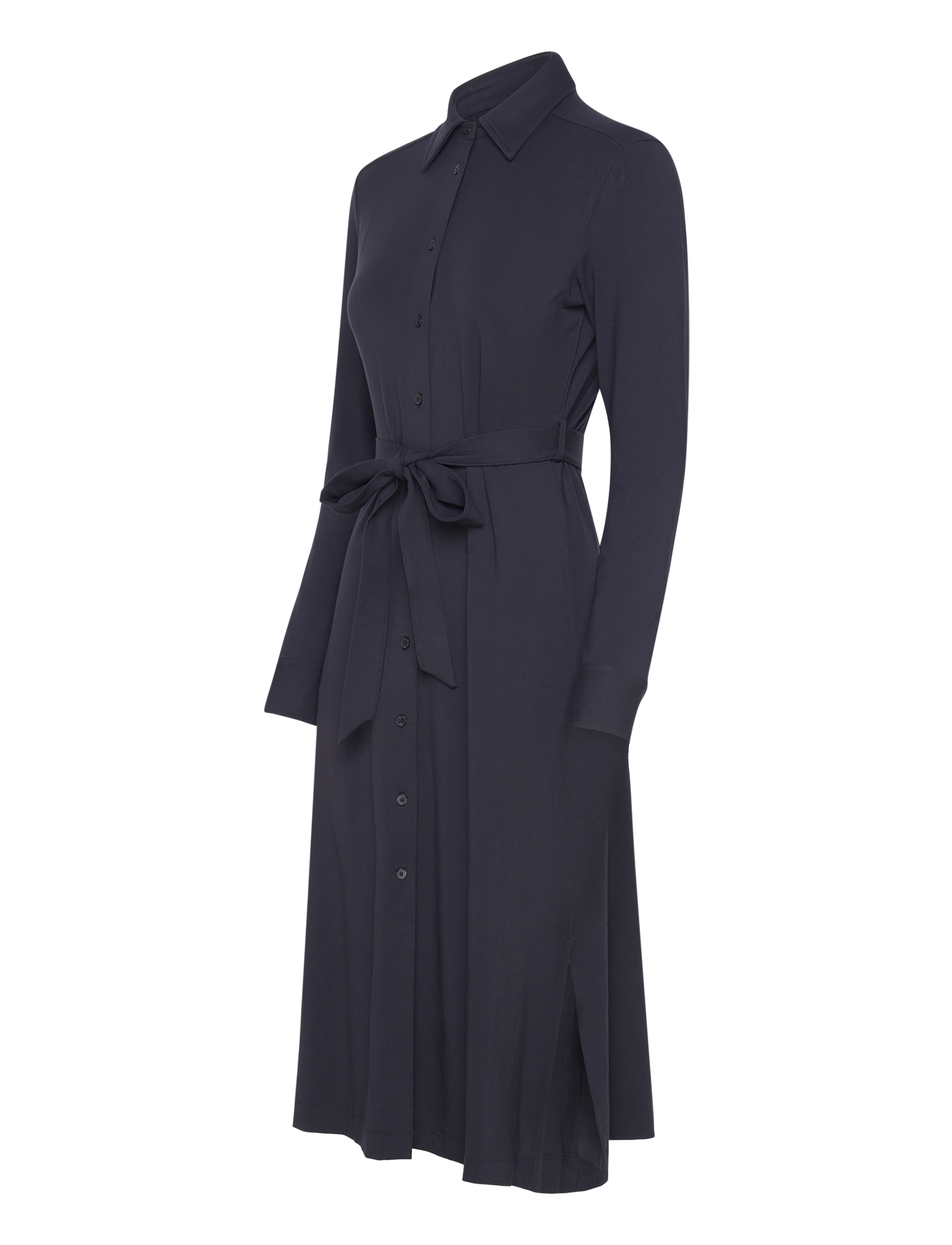Gant - SLIM JERSEY SHIRT DRESS - robes chemises - evening blue - 4