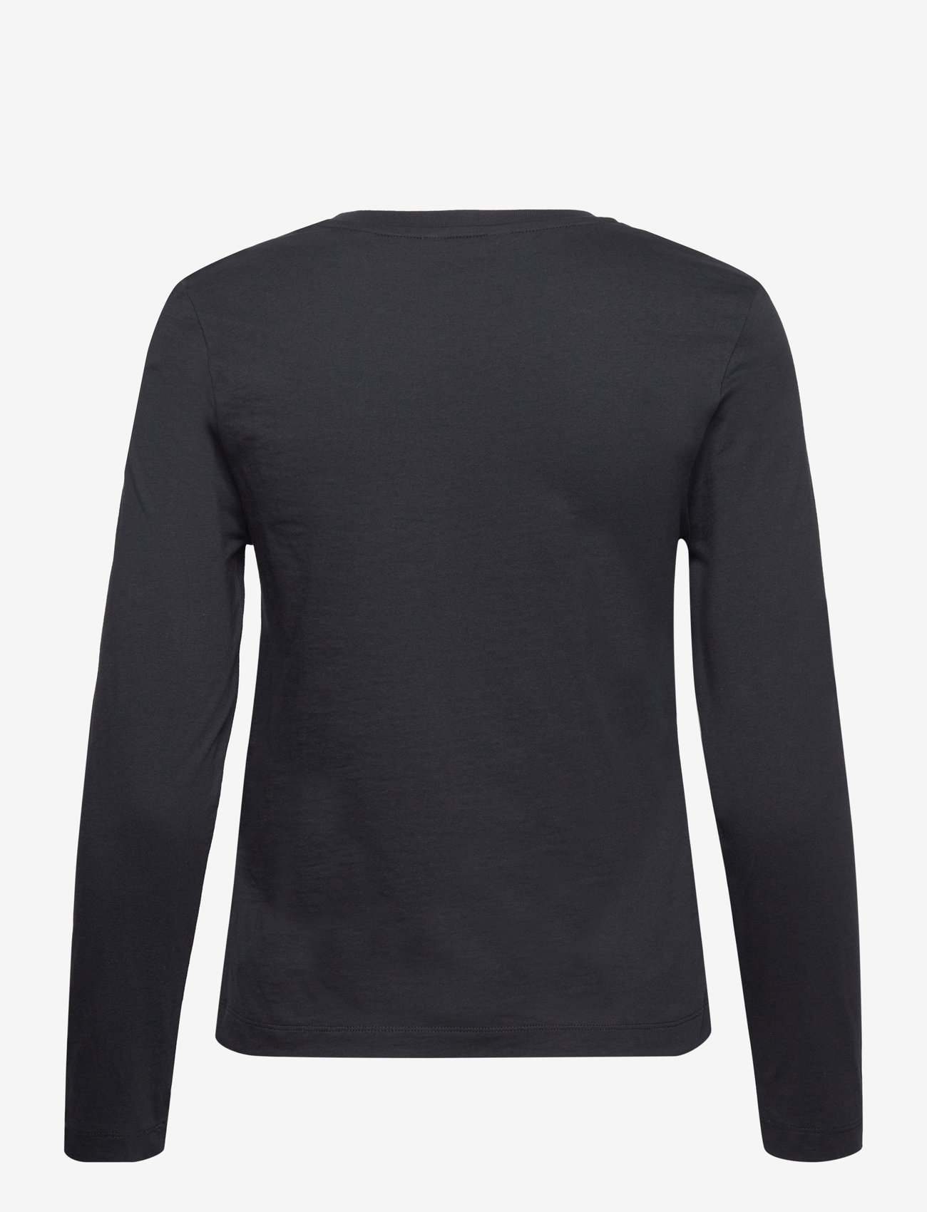 GANT - REG SHIELD LS T-SHIRT - pikkade varrukatega alussärgid - black - 2