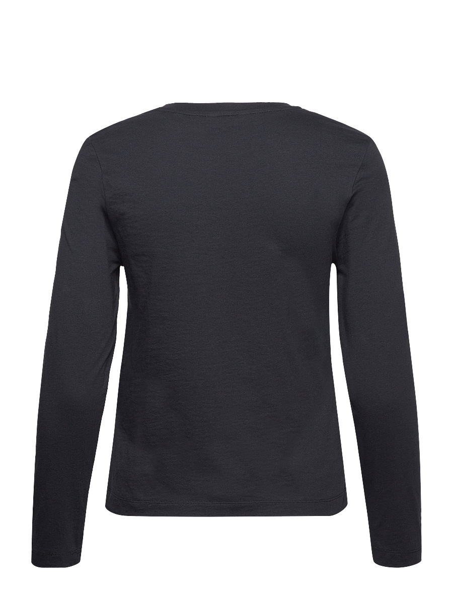 Gant - REG SHIELD LS T-SHIRT - langærmede toppe - black - 2