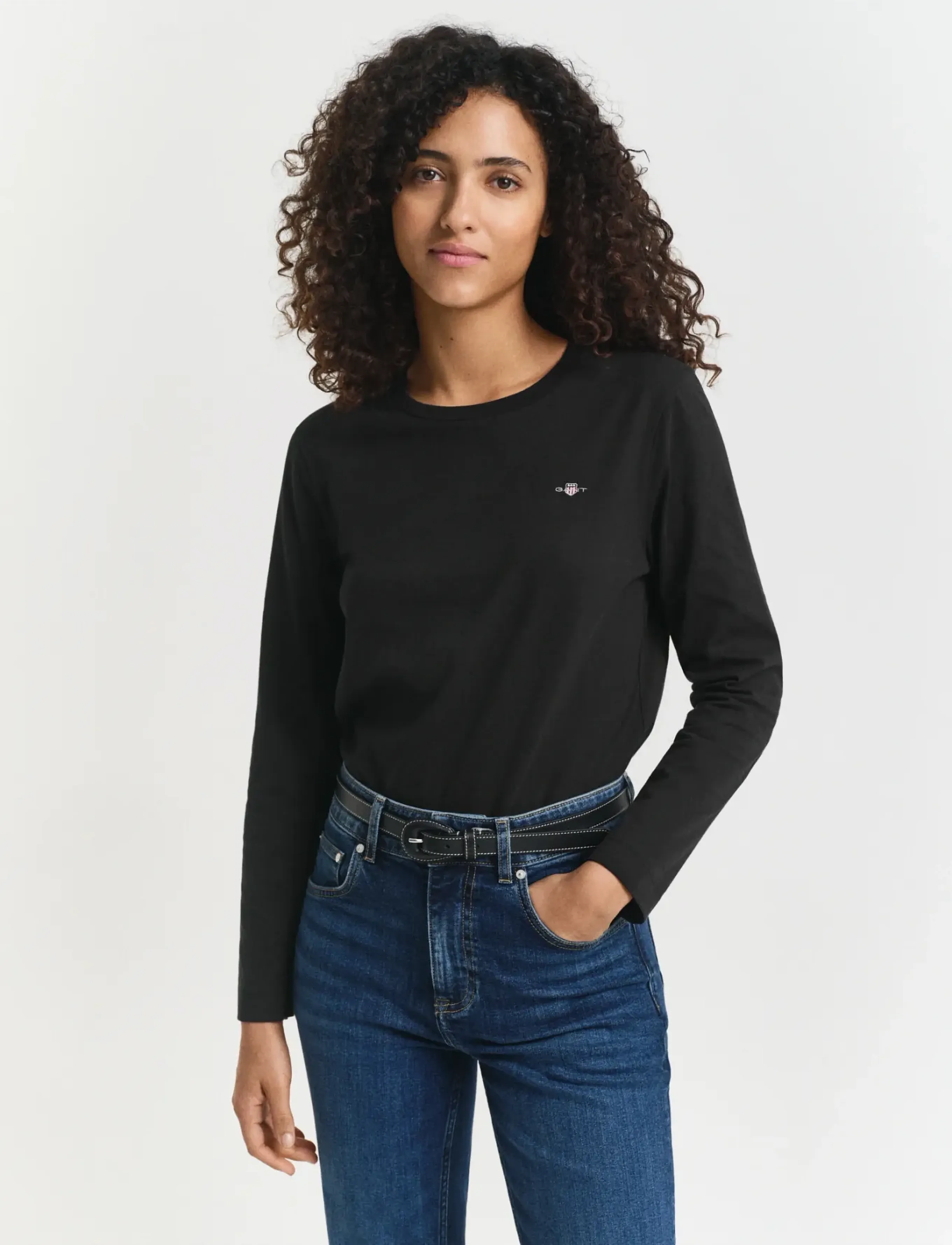 Gant Reg Shield Ls T-Shirt dam – bild 5