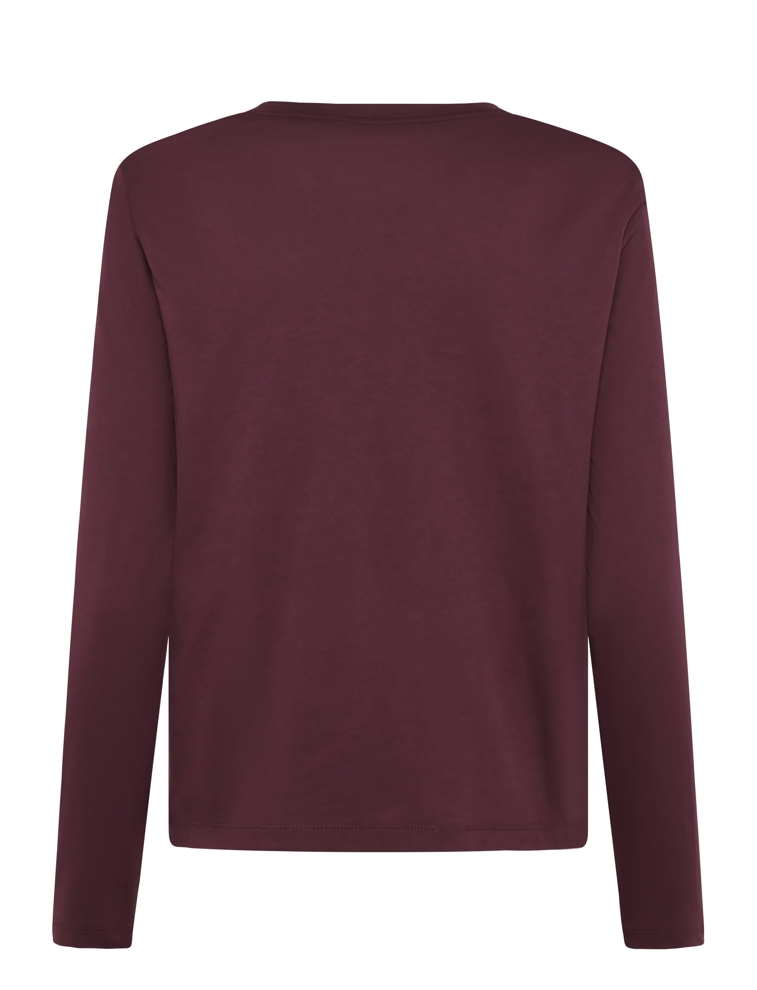 Gant - REG SHIELD LS T-SHIRT - langærmede toppe - darkened wine - 1