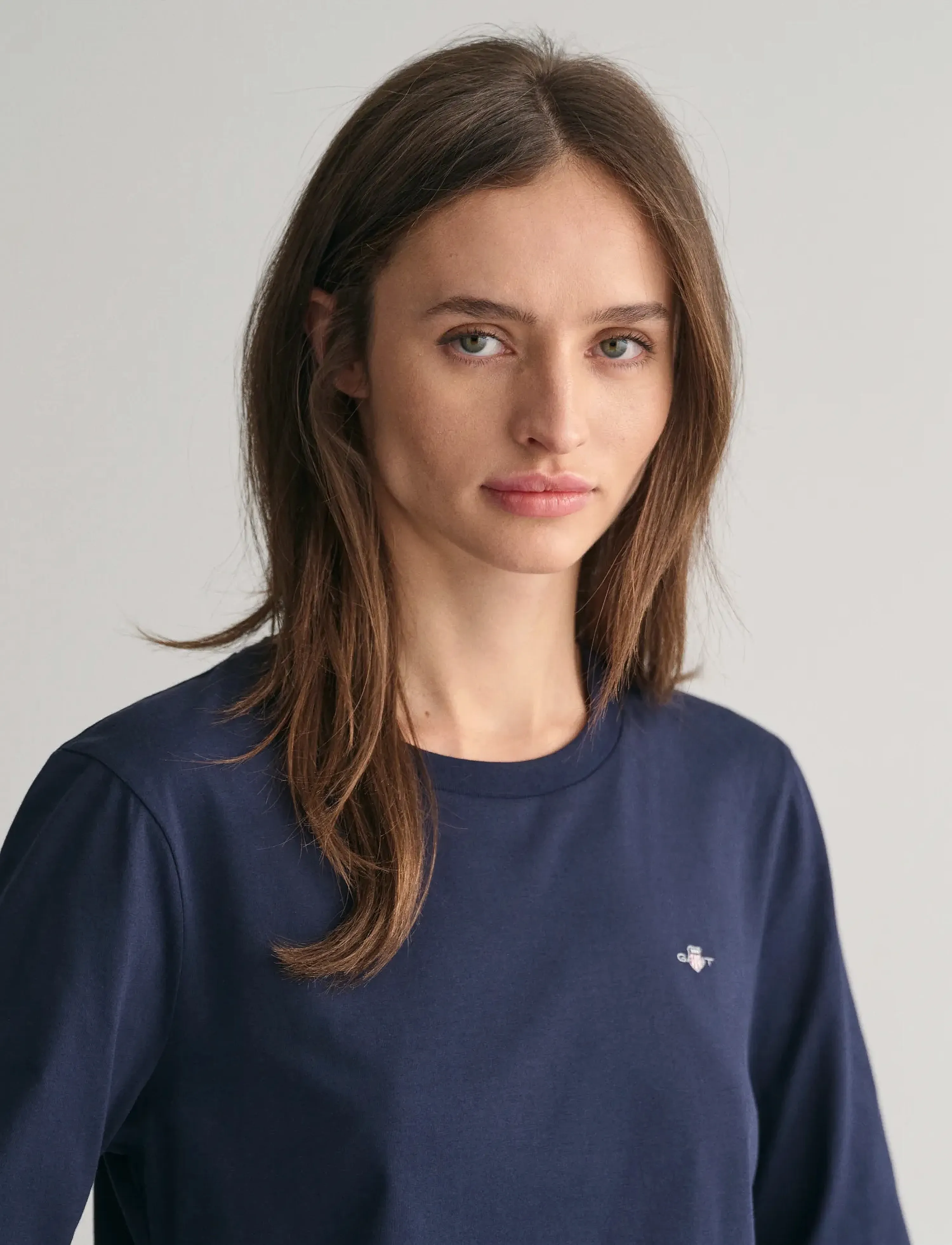 Gant - REG SHIELD LS T-SHIRT - evening blue - 4