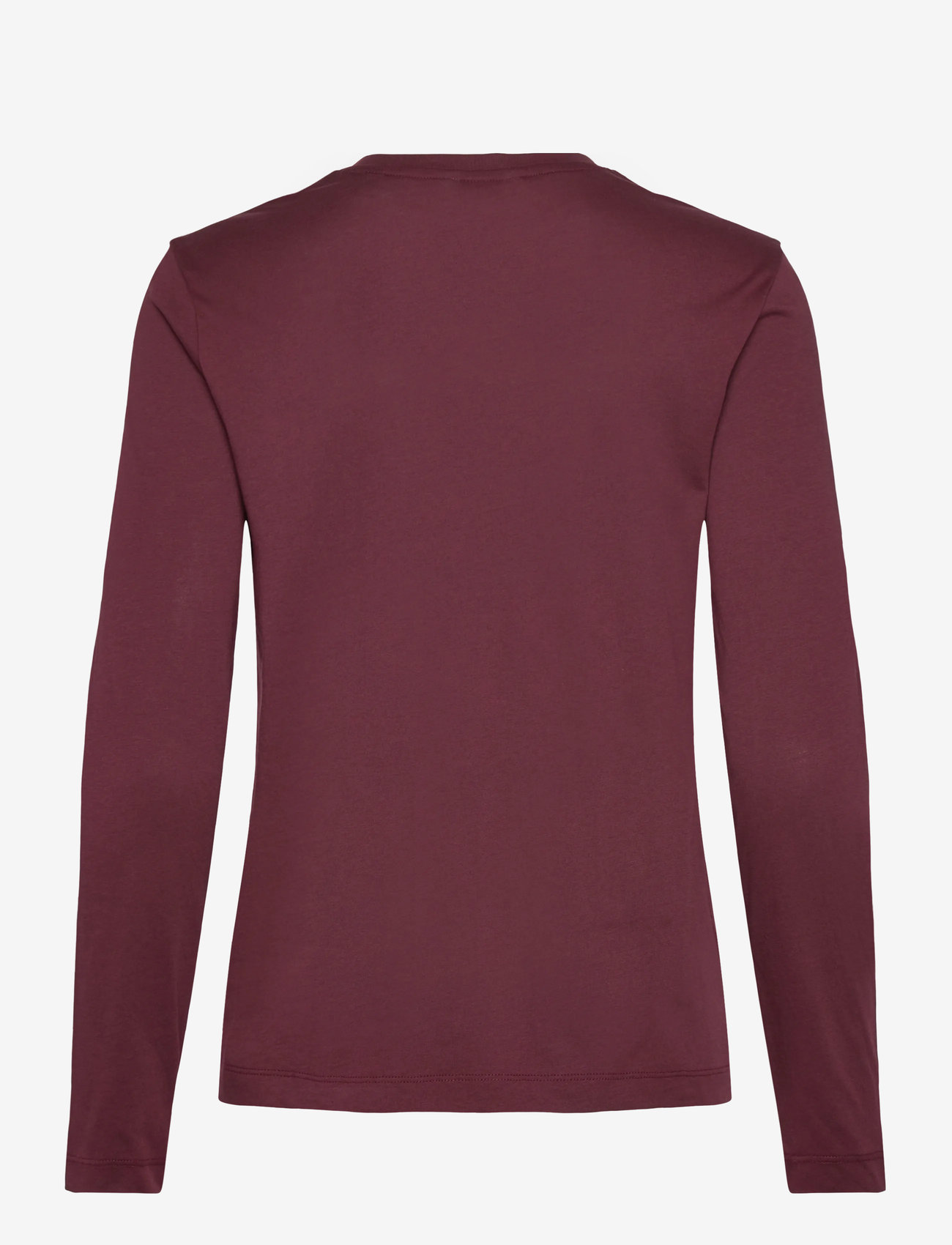 GANT - REG SHIELD LS T-SHIRT - langærmede toppe - plum wine - 1